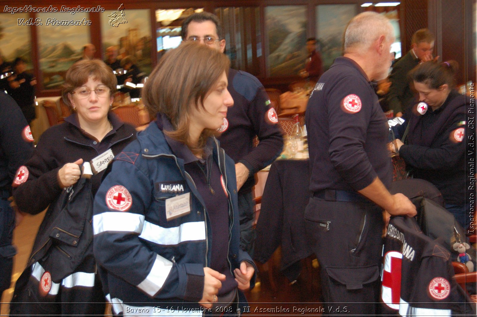 Baveno 15-16 Novembre 2008 - II Assemblea Regionale V.d.S. -  Croce Rossa Italiana - Ispettorato Regionale Volontari del Soccorso Piemonte