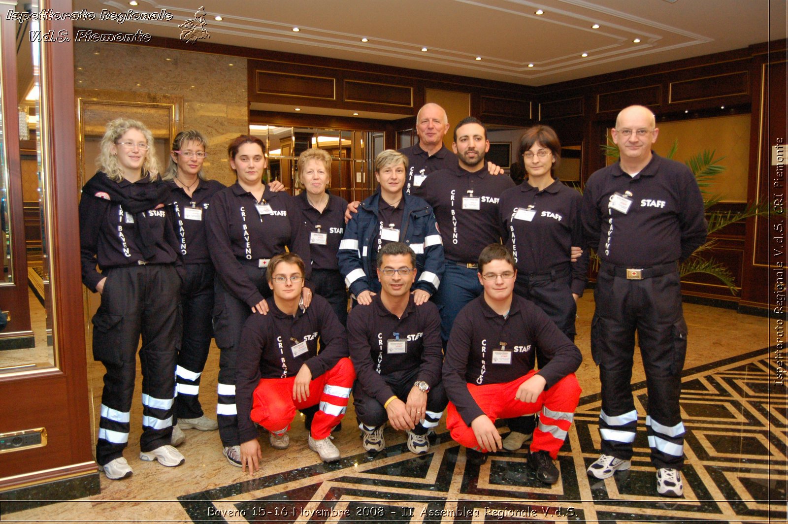 Baveno 15-16 Novembre 2008 - II Assemblea Regionale V.d.S. -  Croce Rossa Italiana - Ispettorato Regionale Volontari del Soccorso Piemonte