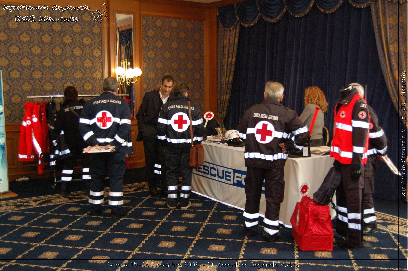 Baveno 15-16 Novembre 2008 - II Assemblea Regionale V.d.S. -  Croce Rossa Italiana - Ispettorato Regionale Volontari del Soccorso Piemonte