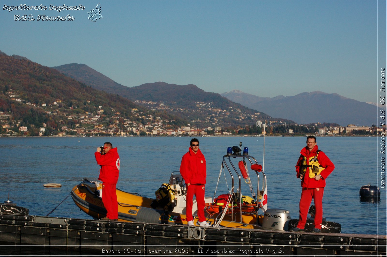 Baveno 15-16 Novembre 2008 - II Assemblea Regionale V.d.S. -  Croce Rossa Italiana - Ispettorato Regionale Volontari del Soccorso Piemonte