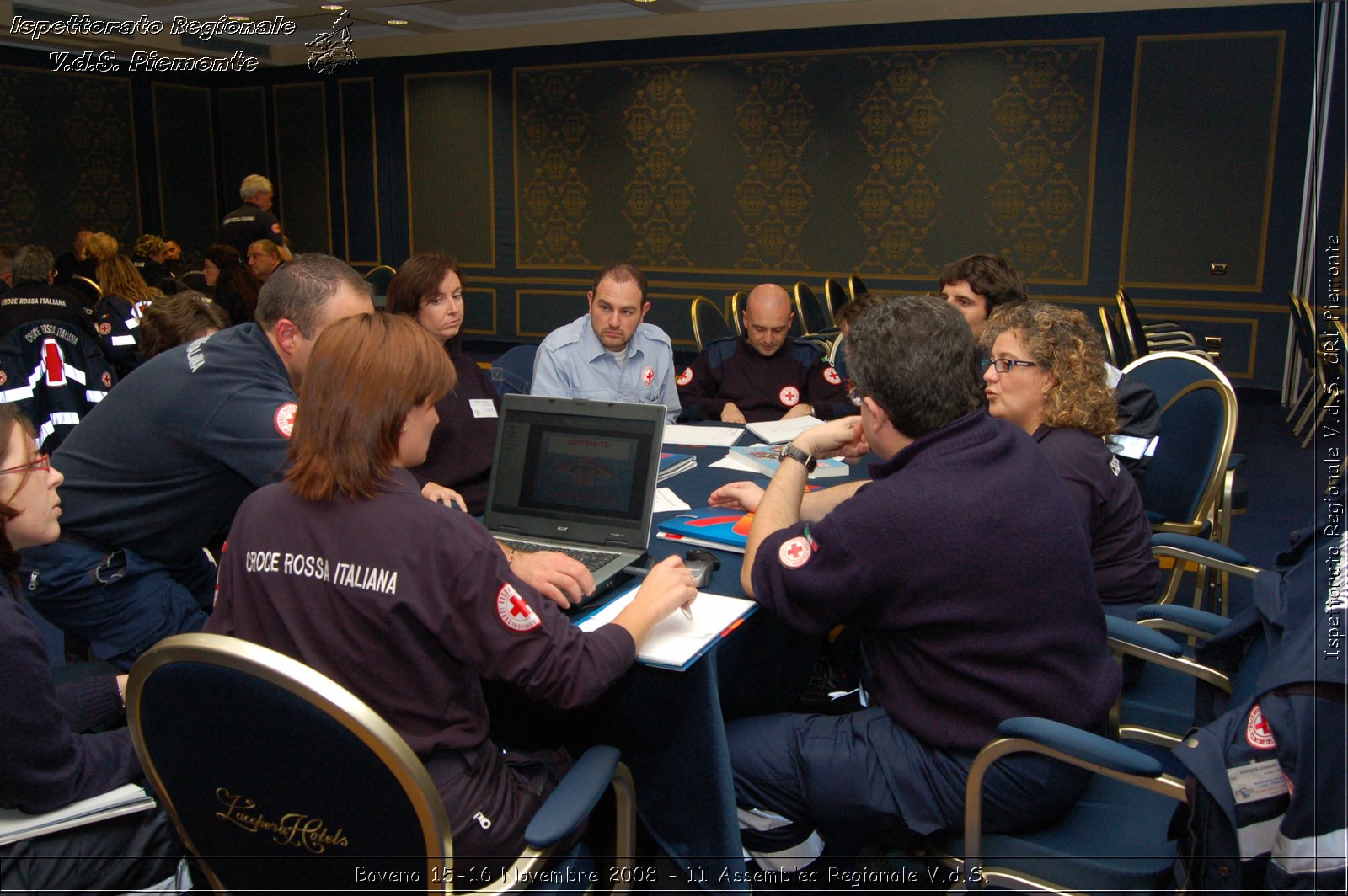 Baveno 15-16 Novembre 2008 - II Assemblea Regionale V.d.S. -  Croce Rossa Italiana - Ispettorato Regionale Volontari del Soccorso Piemonte