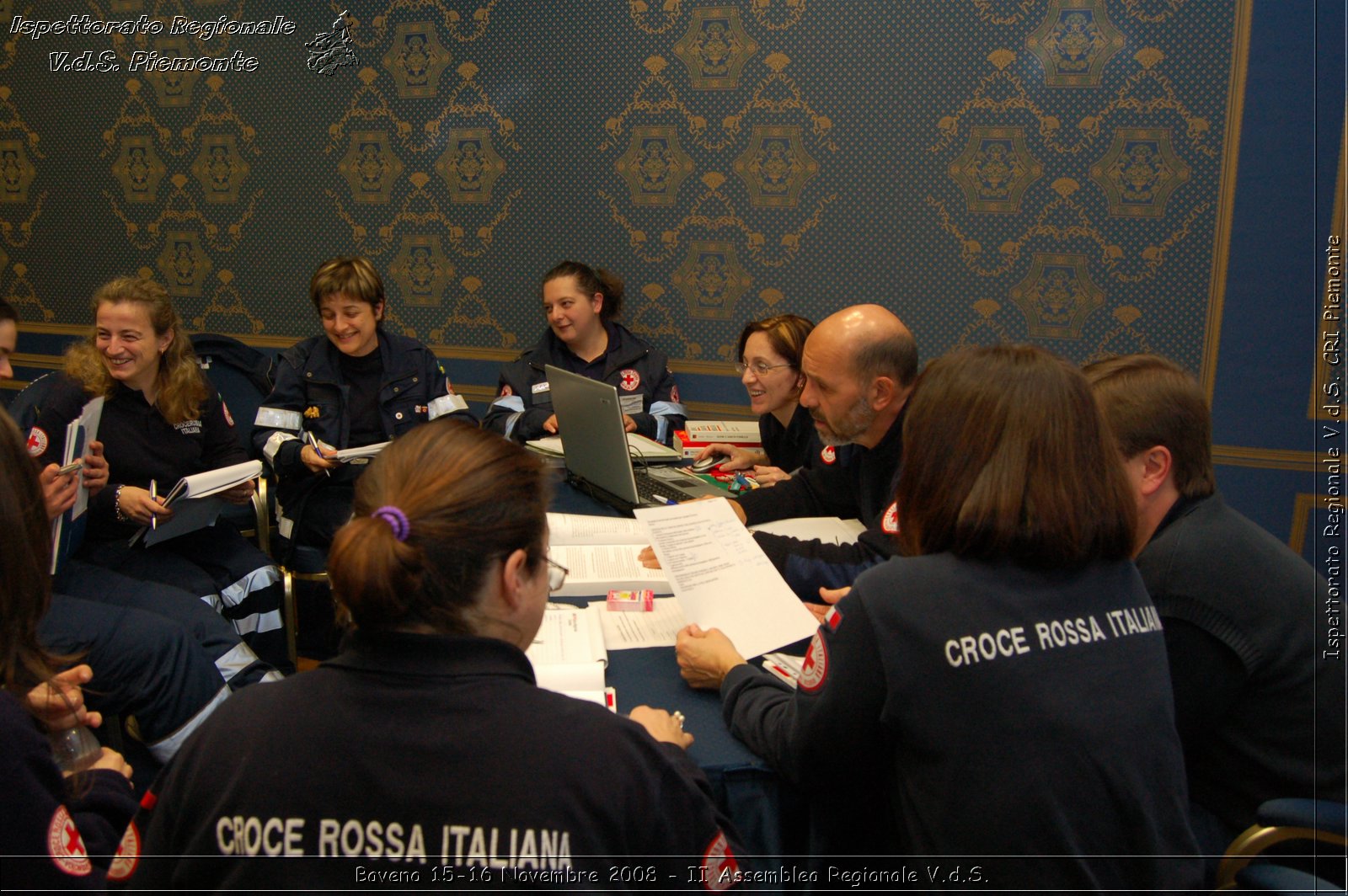 Baveno 15-16 Novembre 2008 - II Assemblea Regionale V.d.S. -  Croce Rossa Italiana - Ispettorato Regionale Volontari del Soccorso Piemonte