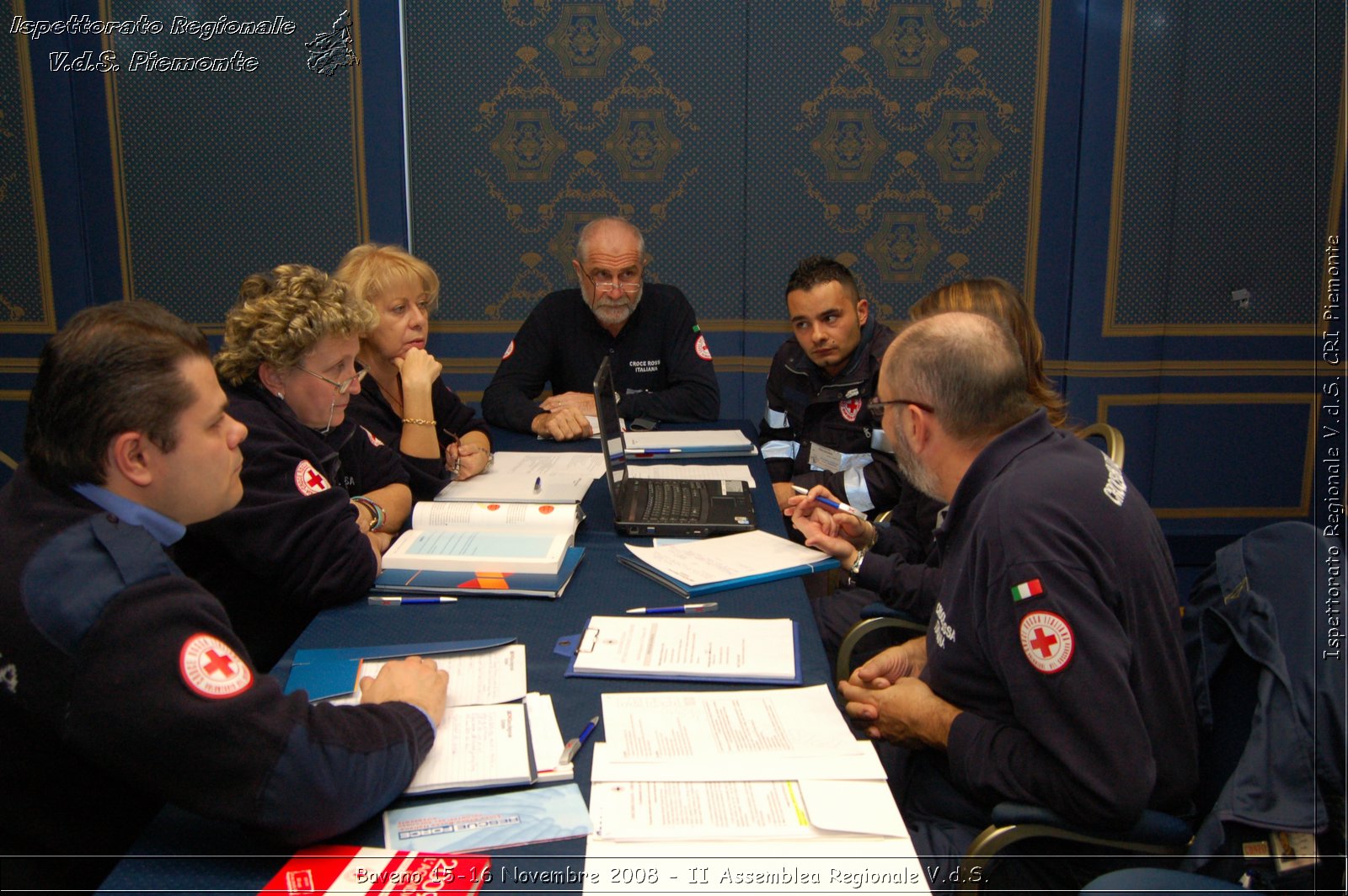 Baveno 15-16 Novembre 2008 - II Assemblea Regionale V.d.S. -  Croce Rossa Italiana - Ispettorato Regionale Volontari del Soccorso Piemonte