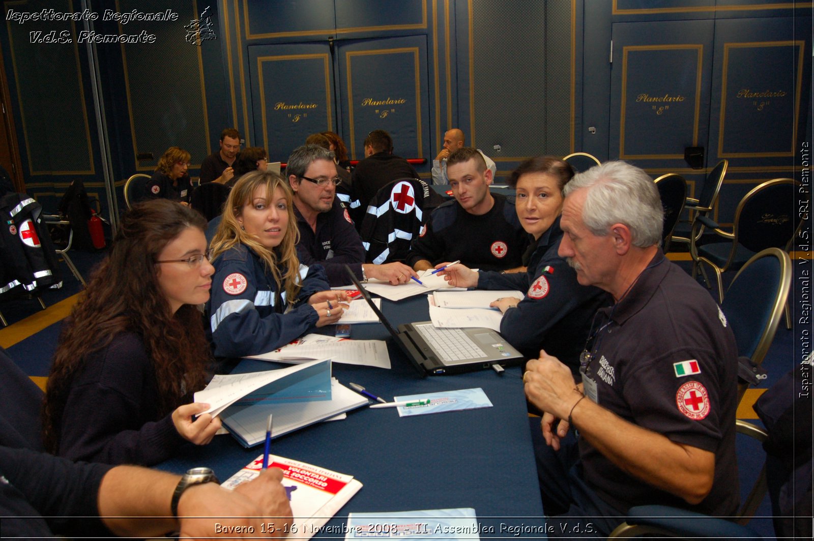 Baveno 15-16 Novembre 2008 - II Assemblea Regionale V.d.S. -  Croce Rossa Italiana - Ispettorato Regionale Volontari del Soccorso Piemonte