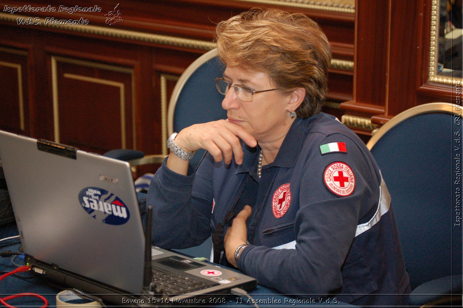 Baveno 15-16 Novembre 2008 - II Assemblea Regionale V.d.S. -  Croce Rossa Italiana - Ispettorato Regionale Volontari del Soccorso Piemonte