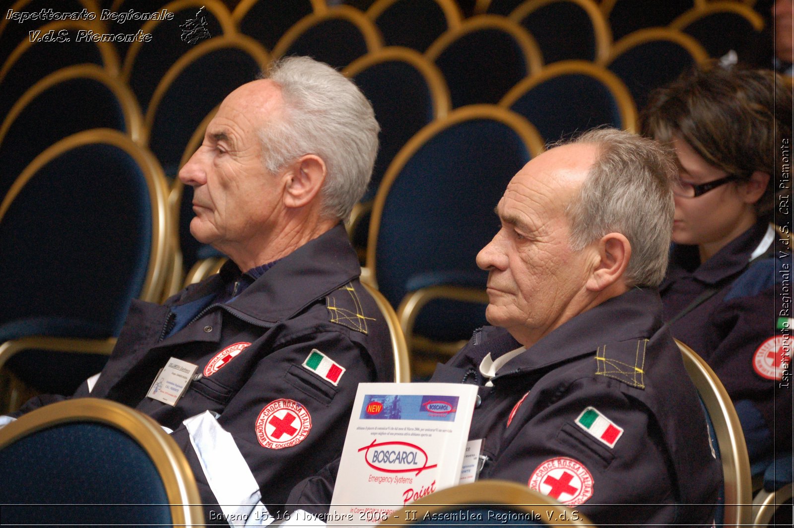 Baveno 15-16 Novembre 2008 - II Assemblea Regionale V.d.S. -  Croce Rossa Italiana - Ispettorato Regionale Volontari del Soccorso Piemonte