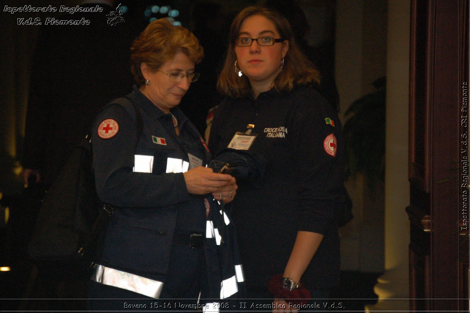 Baveno 15-16 Novembre 2008 - II Assemblea Regionale V.d.S. -  Croce Rossa Italiana - Ispettorato Regionale Volontari del Soccorso Piemonte