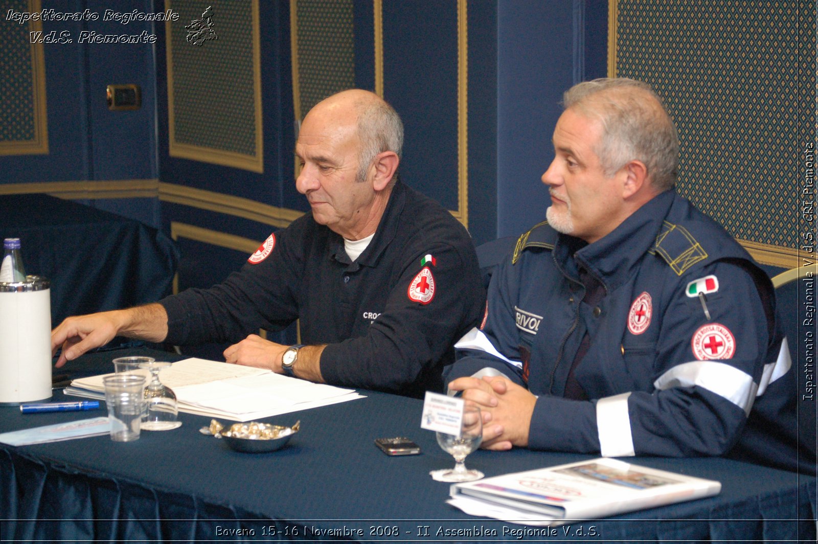 Baveno 15-16 Novembre 2008 - II Assemblea Regionale V.d.S. -  Croce Rossa Italiana - Ispettorato Regionale Volontari del Soccorso Piemonte