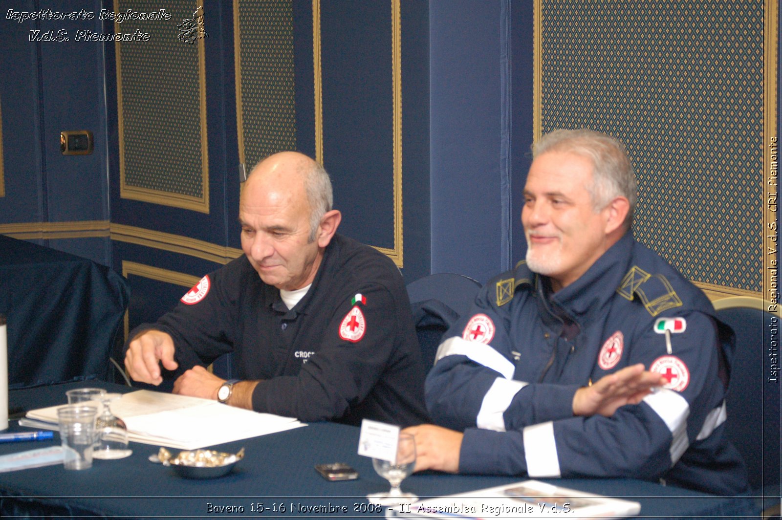 Baveno 15-16 Novembre 2008 - II Assemblea Regionale V.d.S. -  Croce Rossa Italiana - Ispettorato Regionale Volontari del Soccorso Piemonte