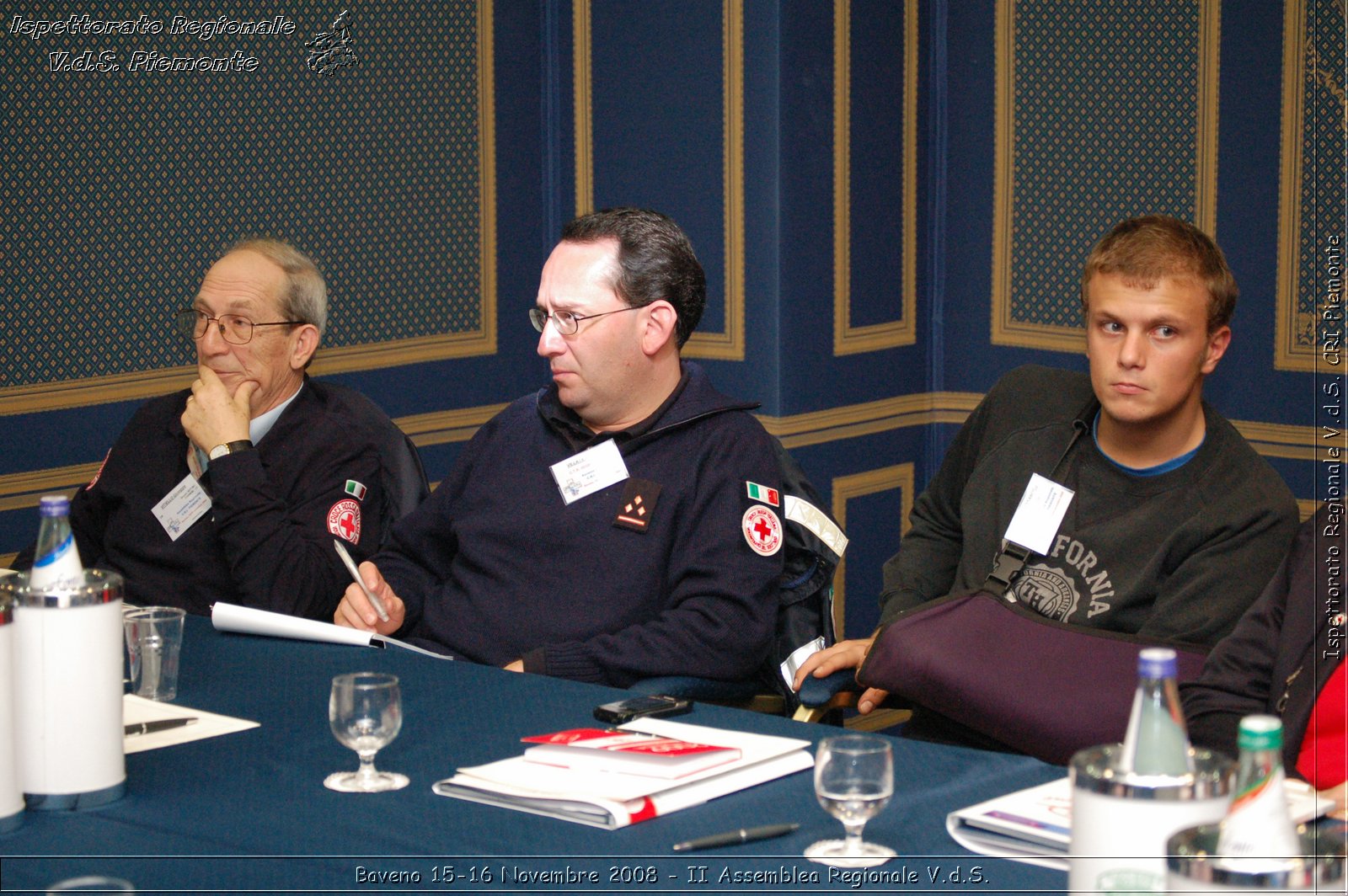 Baveno 15-16 Novembre 2008 - II Assemblea Regionale V.d.S. -  Croce Rossa Italiana - Ispettorato Regionale Volontari del Soccorso Piemonte