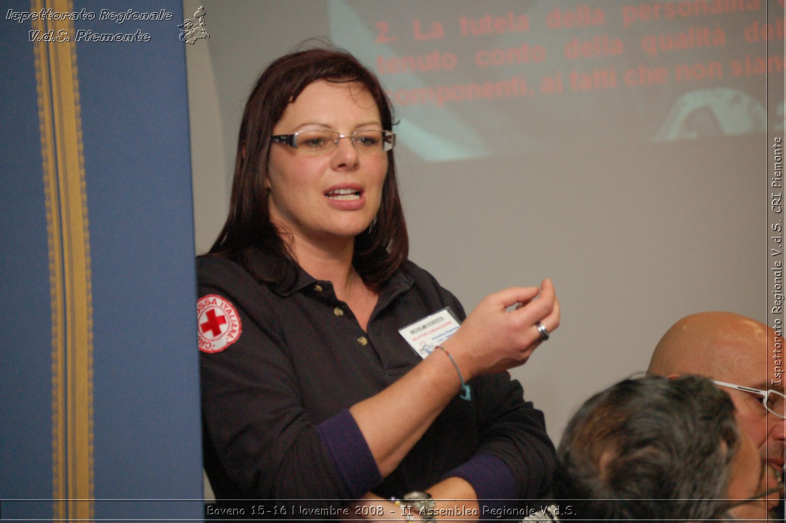 Baveno 15-16 Novembre 2008 - II Assemblea Regionale V.d.S. -  Croce Rossa Italiana - Ispettorato Regionale Volontari del Soccorso Piemonte