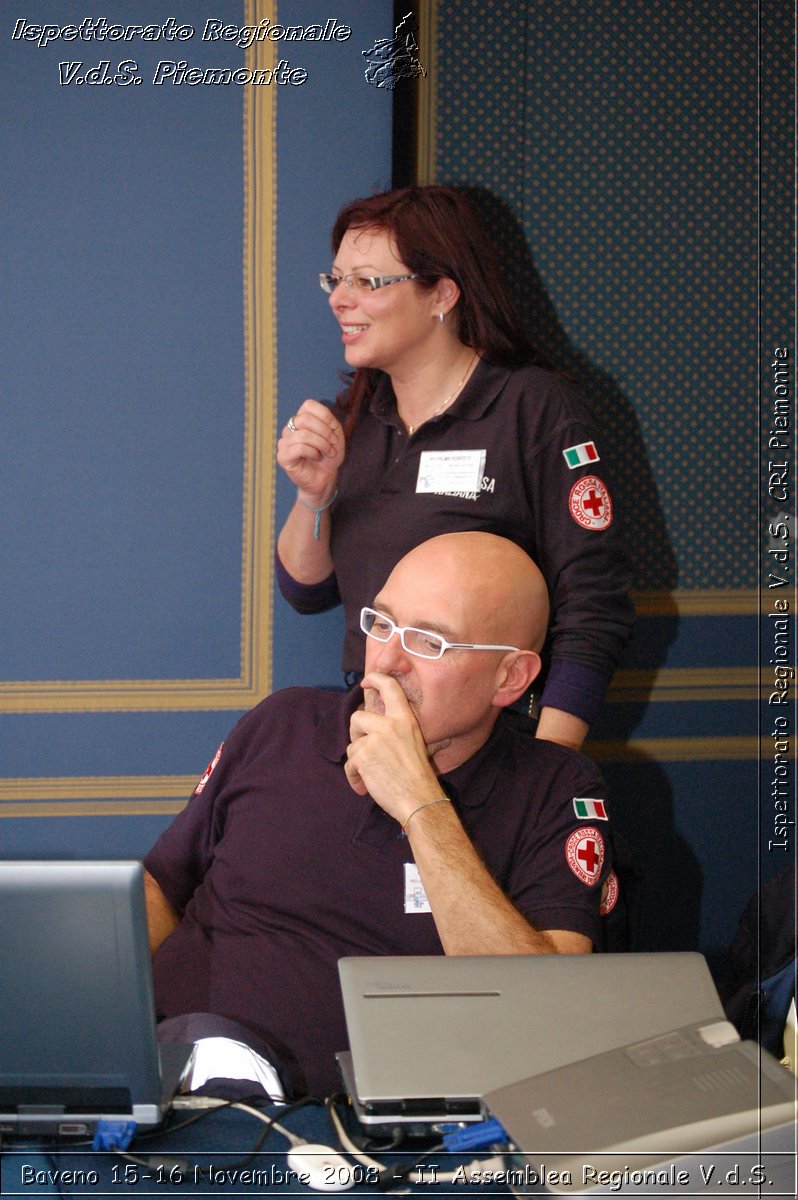 Baveno 15-16 Novembre 2008 - II Assemblea Regionale V.d.S. -  Croce Rossa Italiana - Ispettorato Regionale Volontari del Soccorso Piemonte