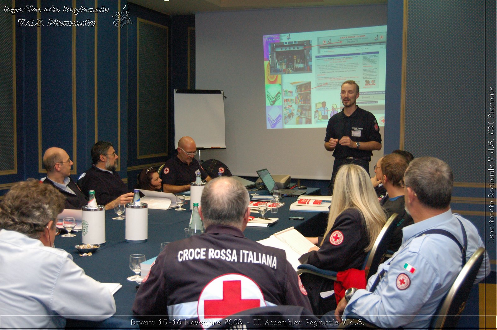 Baveno 15-16 Novembre 2008 - II Assemblea Regionale V.d.S. -  Croce Rossa Italiana - Ispettorato Regionale Volontari del Soccorso Piemonte