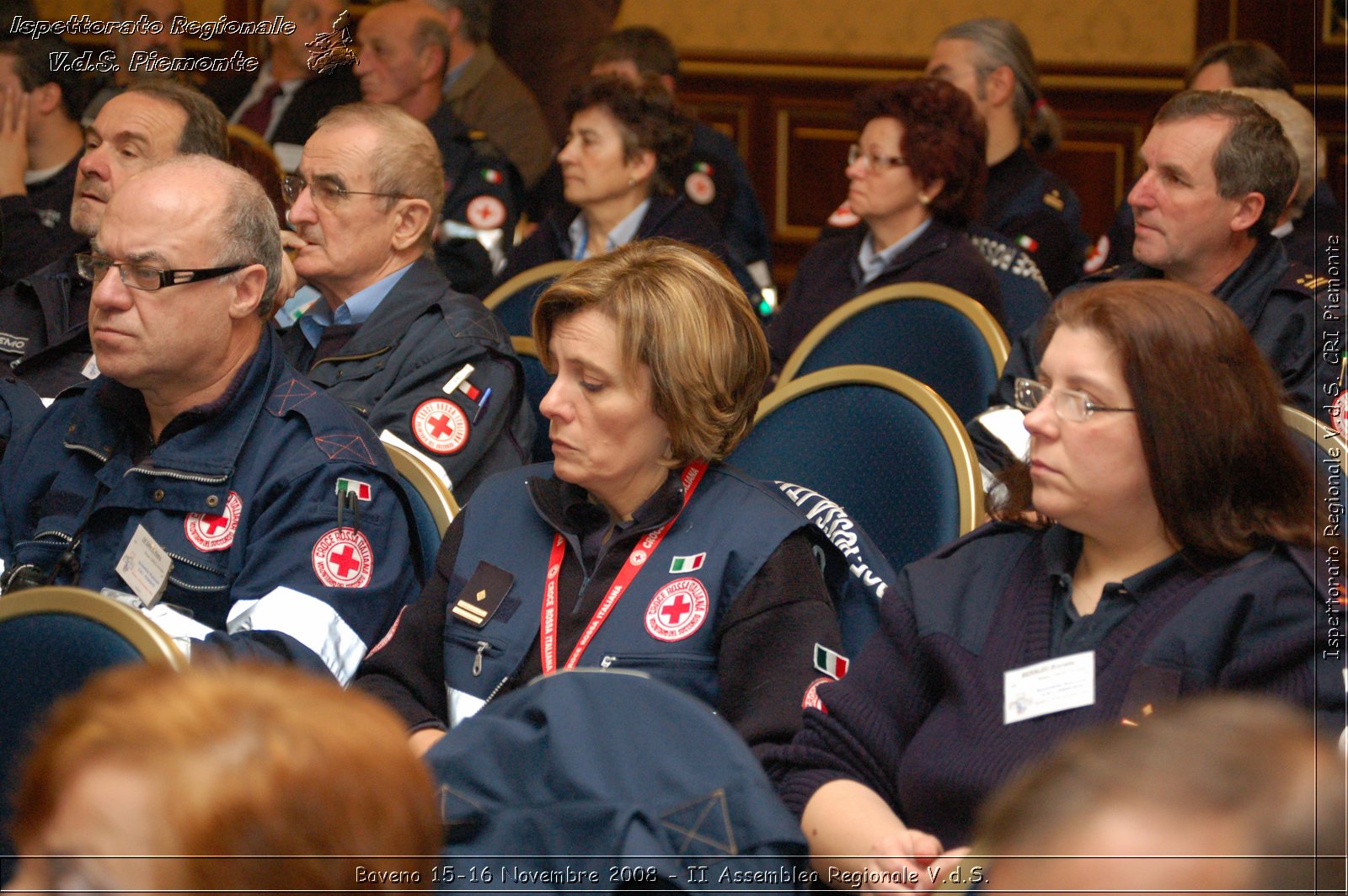 Baveno 15-16 Novembre 2008 - II Assemblea Regionale V.d.S. -  Croce Rossa Italiana - Ispettorato Regionale Volontari del Soccorso Piemonte