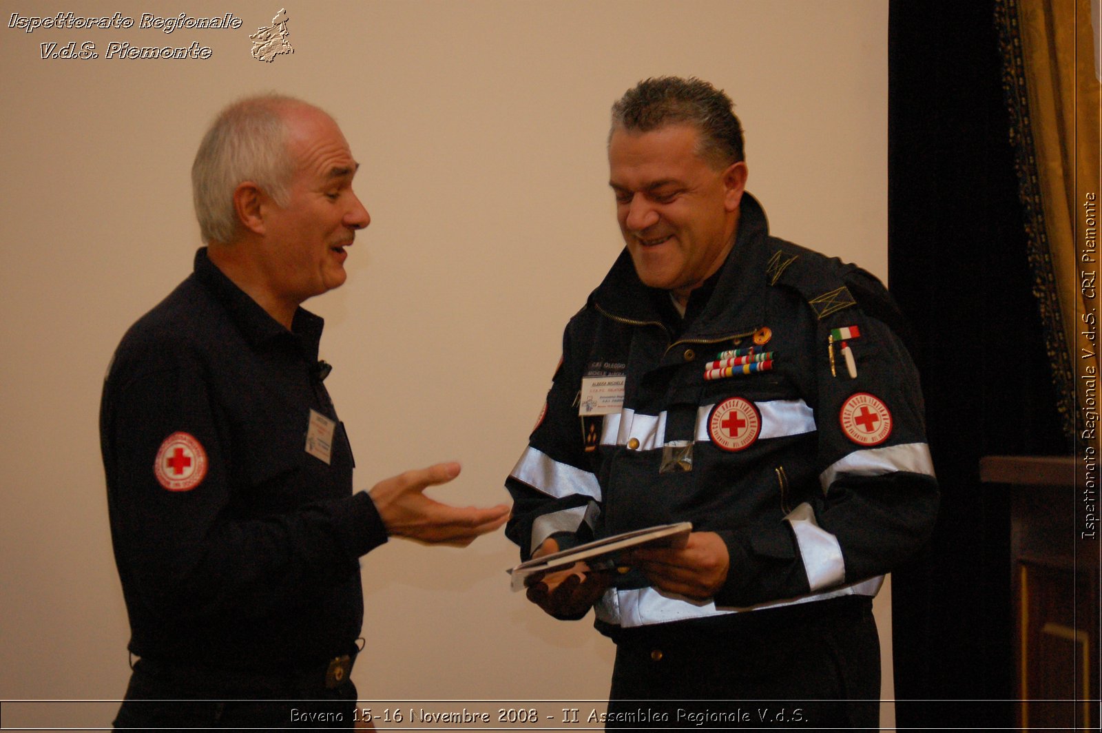 Baveno 15-16 Novembre 2008 - II Assemblea Regionale V.d.S. -  Croce Rossa Italiana - Ispettorato Regionale Volontari del Soccorso Piemonte