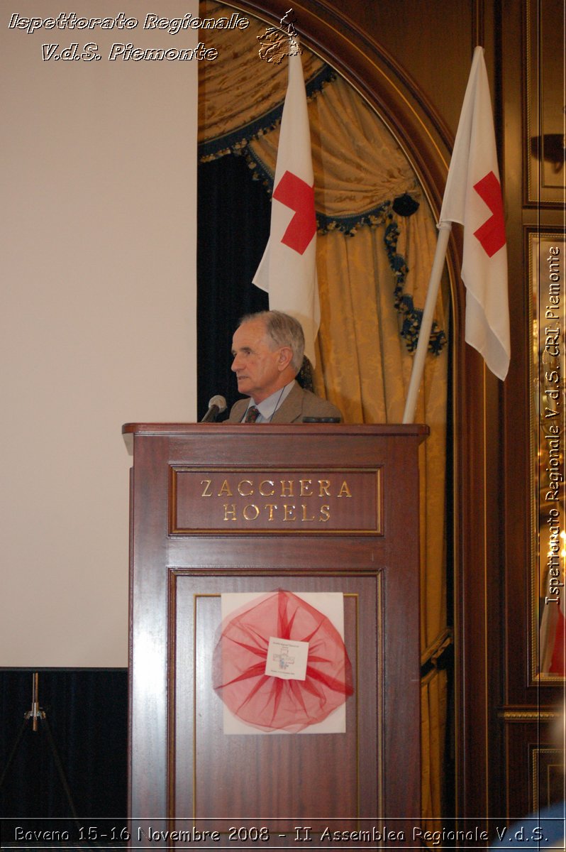 Baveno 15-16 Novembre 2008 - II Assemblea Regionale V.d.S. -  Croce Rossa Italiana - Ispettorato Regionale Volontari del Soccorso Piemonte