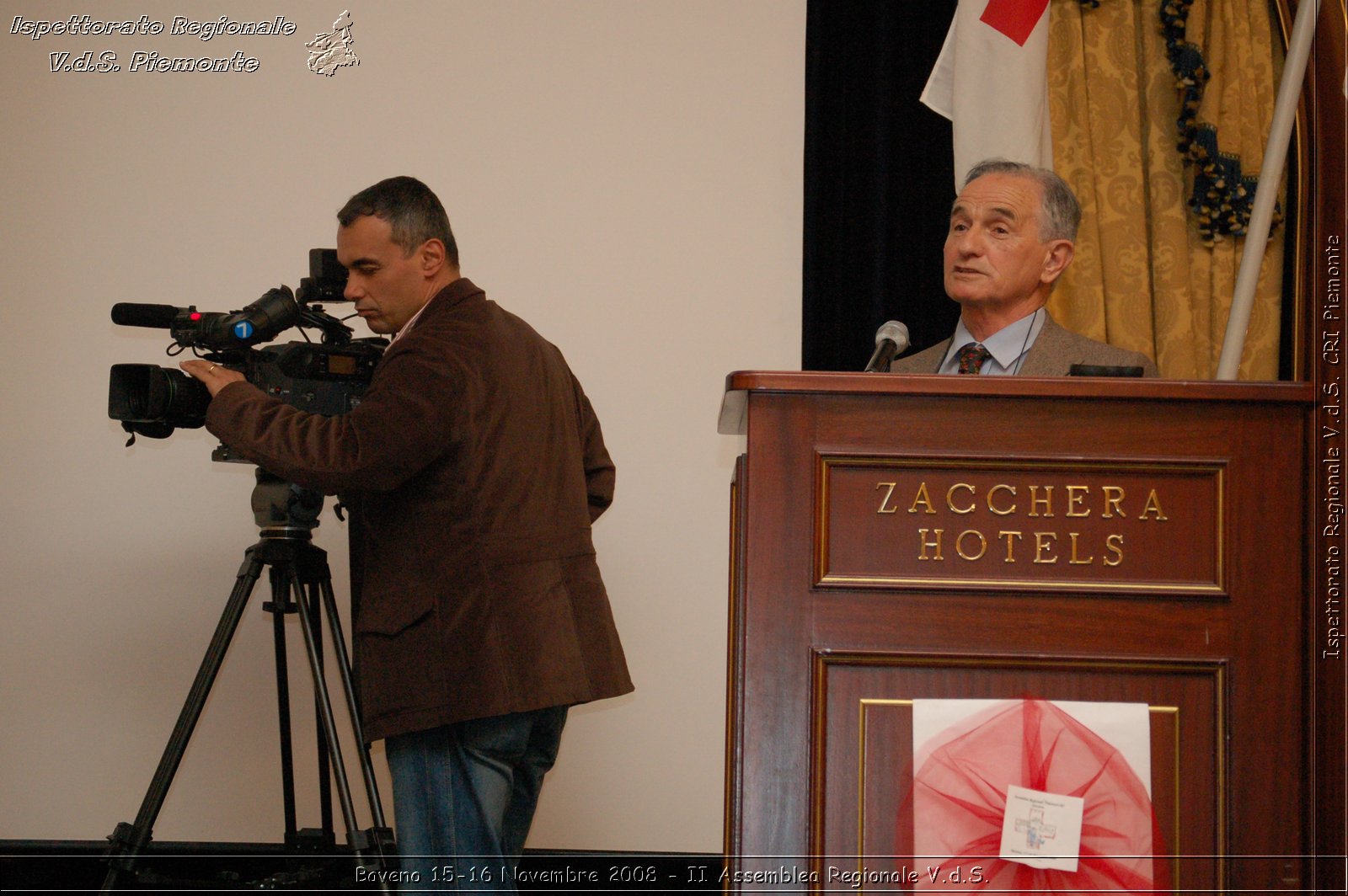 Baveno 15-16 Novembre 2008 - II Assemblea Regionale V.d.S. -  Croce Rossa Italiana - Ispettorato Regionale Volontari del Soccorso Piemonte