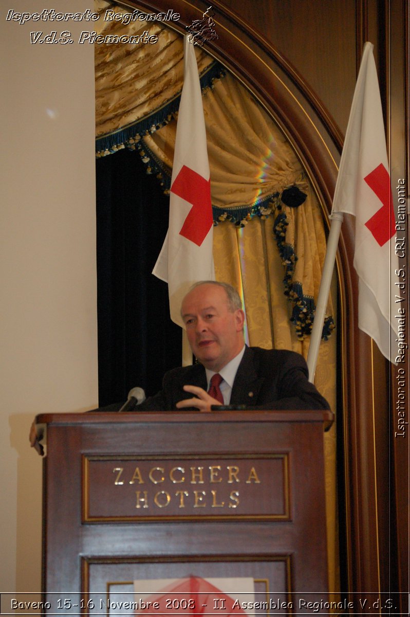 Baveno 15-16 Novembre 2008 - II Assemblea Regionale V.d.S. -  Croce Rossa Italiana - Ispettorato Regionale Volontari del Soccorso Piemonte