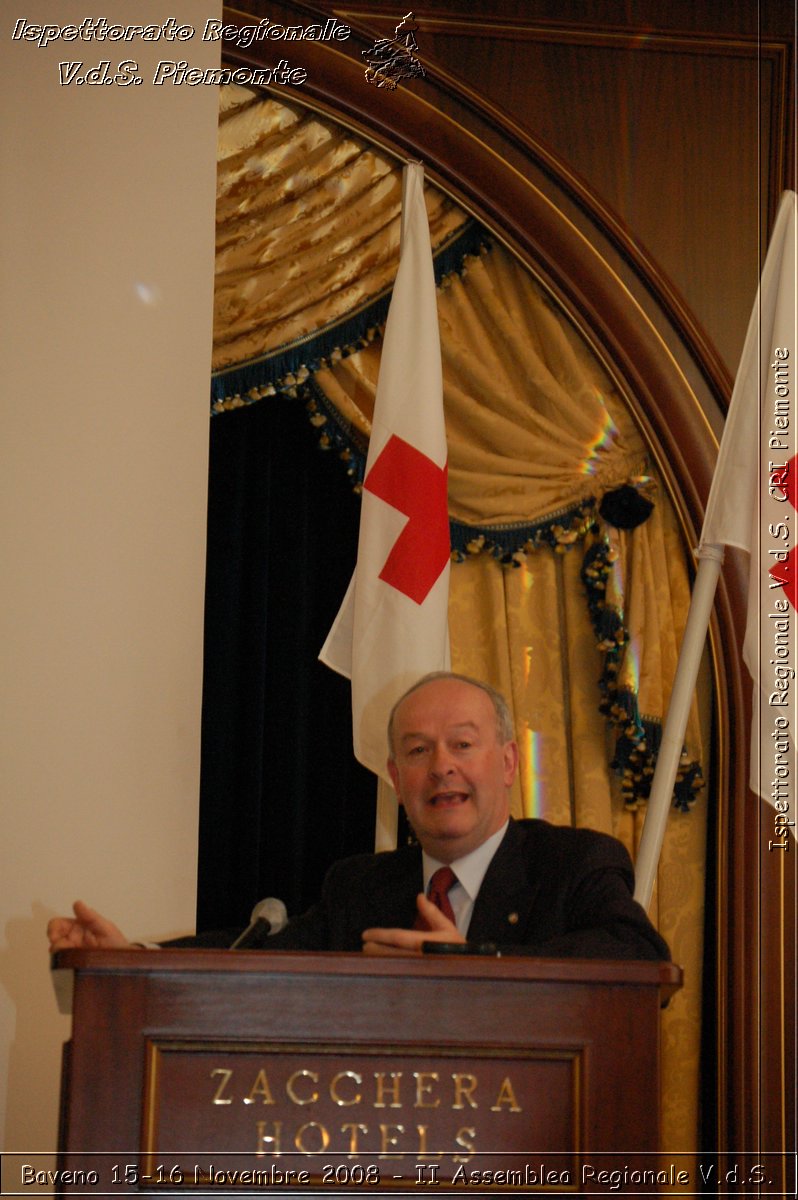 Baveno 15-16 Novembre 2008 - II Assemblea Regionale V.d.S. -  Croce Rossa Italiana - Ispettorato Regionale Volontari del Soccorso Piemonte