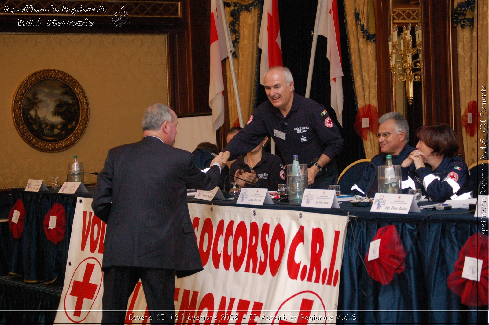 Baveno 15-16 Novembre 2008 - II Assemblea Regionale V.d.S. -  Croce Rossa Italiana - Ispettorato Regionale Volontari del Soccorso Piemonte