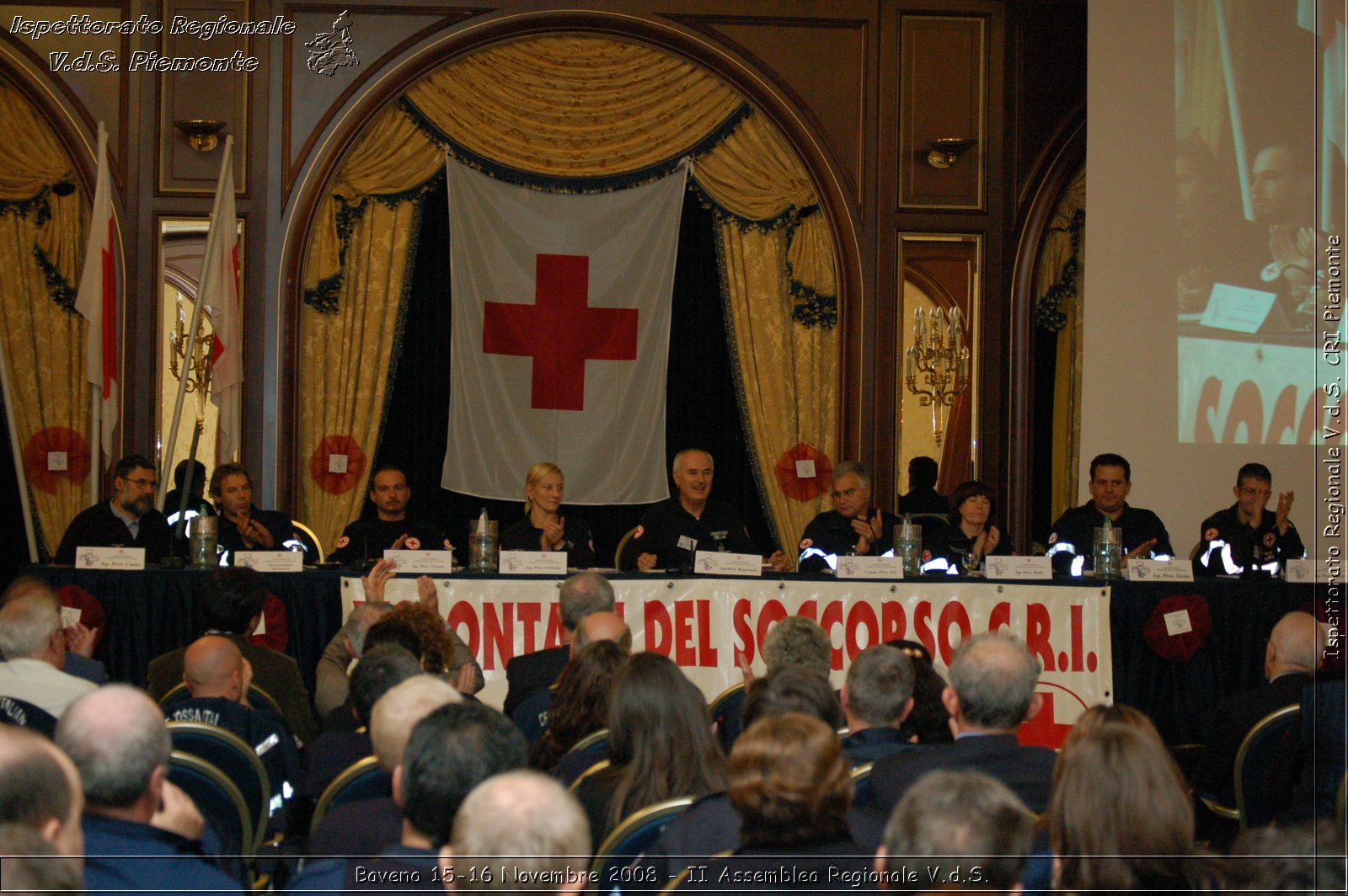 Baveno 15-16 Novembre 2008 - II Assemblea Regionale V.d.S. -  Croce Rossa Italiana - Ispettorato Regionale Volontari del Soccorso Piemonte