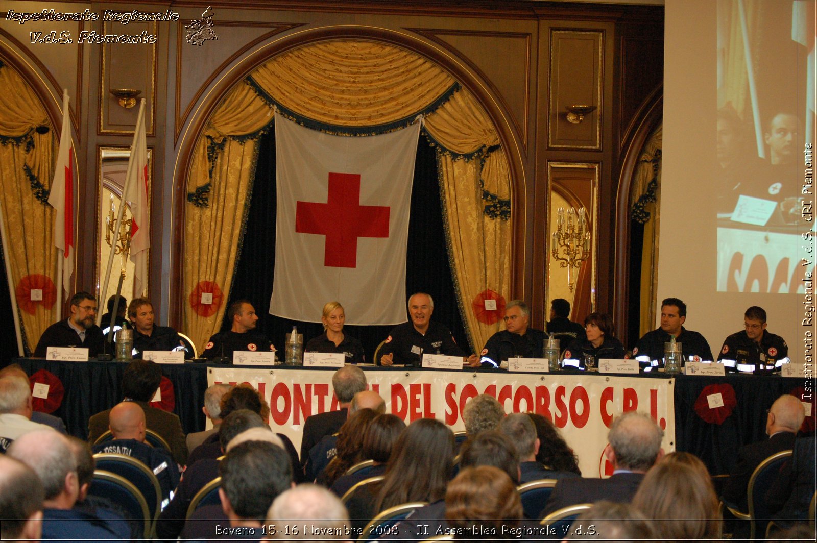 Baveno 15-16 Novembre 2008 - II Assemblea Regionale V.d.S. -  Croce Rossa Italiana - Ispettorato Regionale Volontari del Soccorso Piemonte