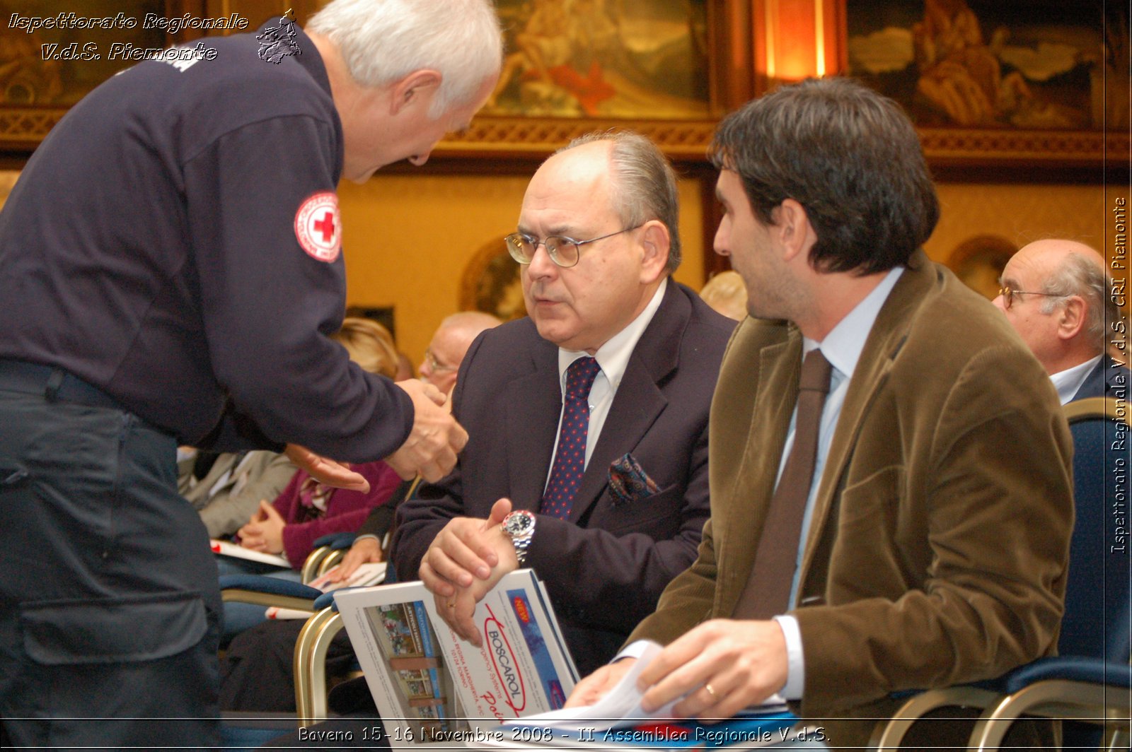 Baveno 15-16 Novembre 2008 - II Assemblea Regionale V.d.S. -  Croce Rossa Italiana - Ispettorato Regionale Volontari del Soccorso Piemonte