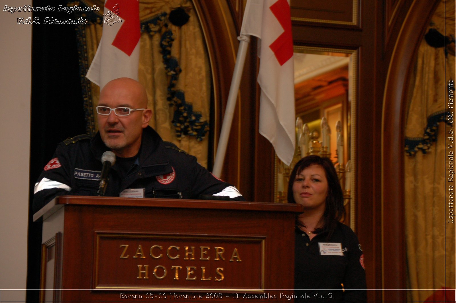 Baveno 15-16 Novembre 2008 - II Assemblea Regionale V.d.S. -  Croce Rossa Italiana - Ispettorato Regionale Volontari del Soccorso Piemonte