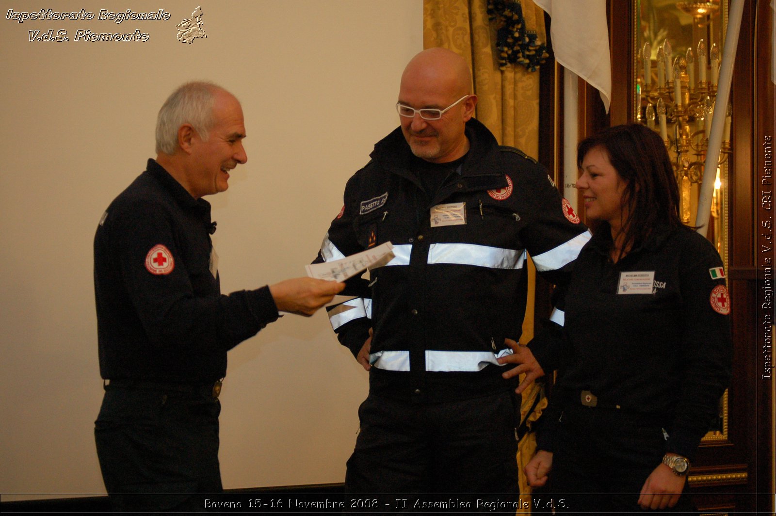 Baveno 15-16 Novembre 2008 - II Assemblea Regionale V.d.S. -  Croce Rossa Italiana - Ispettorato Regionale Volontari del Soccorso Piemonte