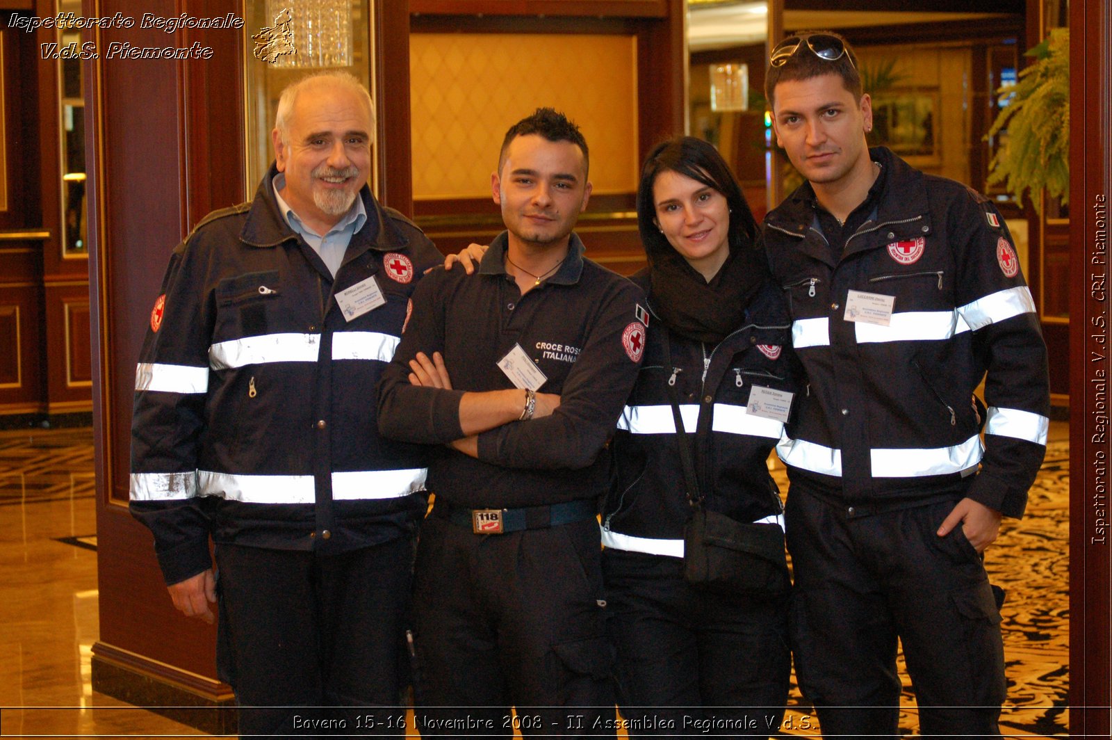 Baveno 15-16 Novembre 2008 - II Assemblea Regionale V.d.S. -  Croce Rossa Italiana - Ispettorato Regionale Volontari del Soccorso Piemonte