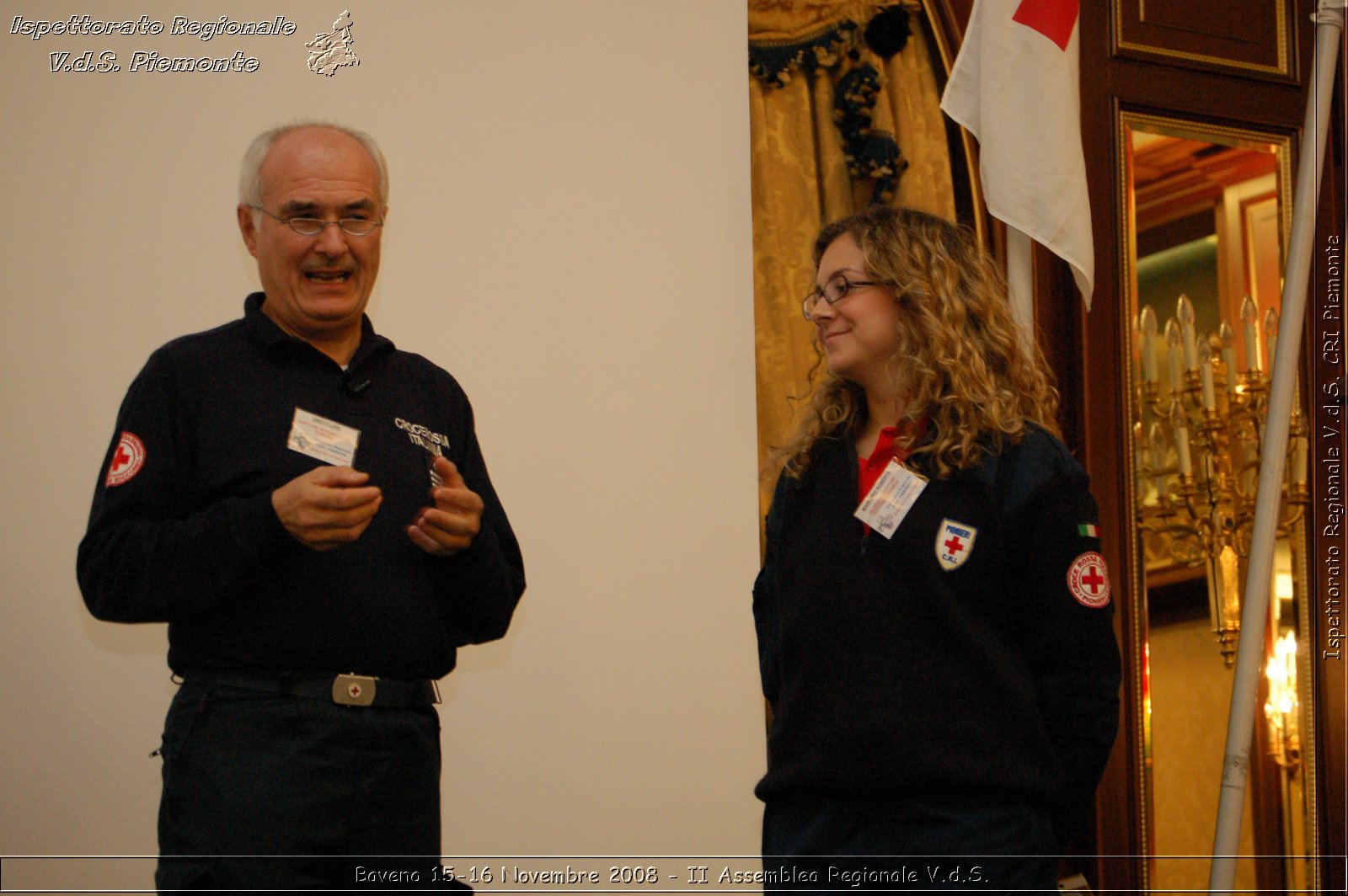 Baveno 15-16 Novembre 2008 - II Assemblea Regionale V.d.S. -  Croce Rossa Italiana - Ispettorato Regionale Volontari del Soccorso Piemonte