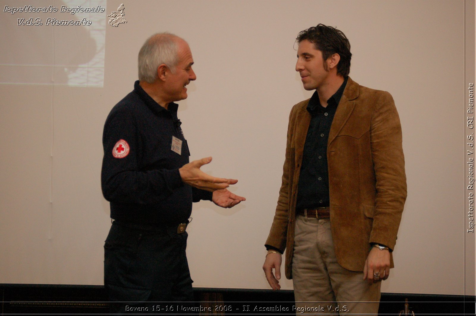 Baveno 15-16 Novembre 2008 - II Assemblea Regionale V.d.S. -  Croce Rossa Italiana - Ispettorato Regionale Volontari del Soccorso Piemonte