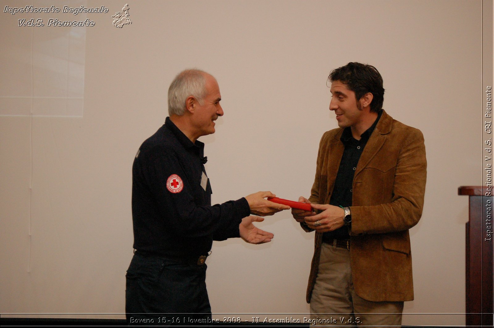 Baveno 15-16 Novembre 2008 - II Assemblea Regionale V.d.S. -  Croce Rossa Italiana - Ispettorato Regionale Volontari del Soccorso Piemonte