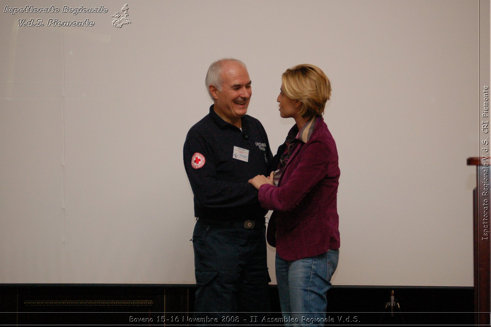 Baveno 15-16 Novembre 2008 - II Assemblea Regionale V.d.S. -  Croce Rossa Italiana - Ispettorato Regionale Volontari del Soccorso Piemonte