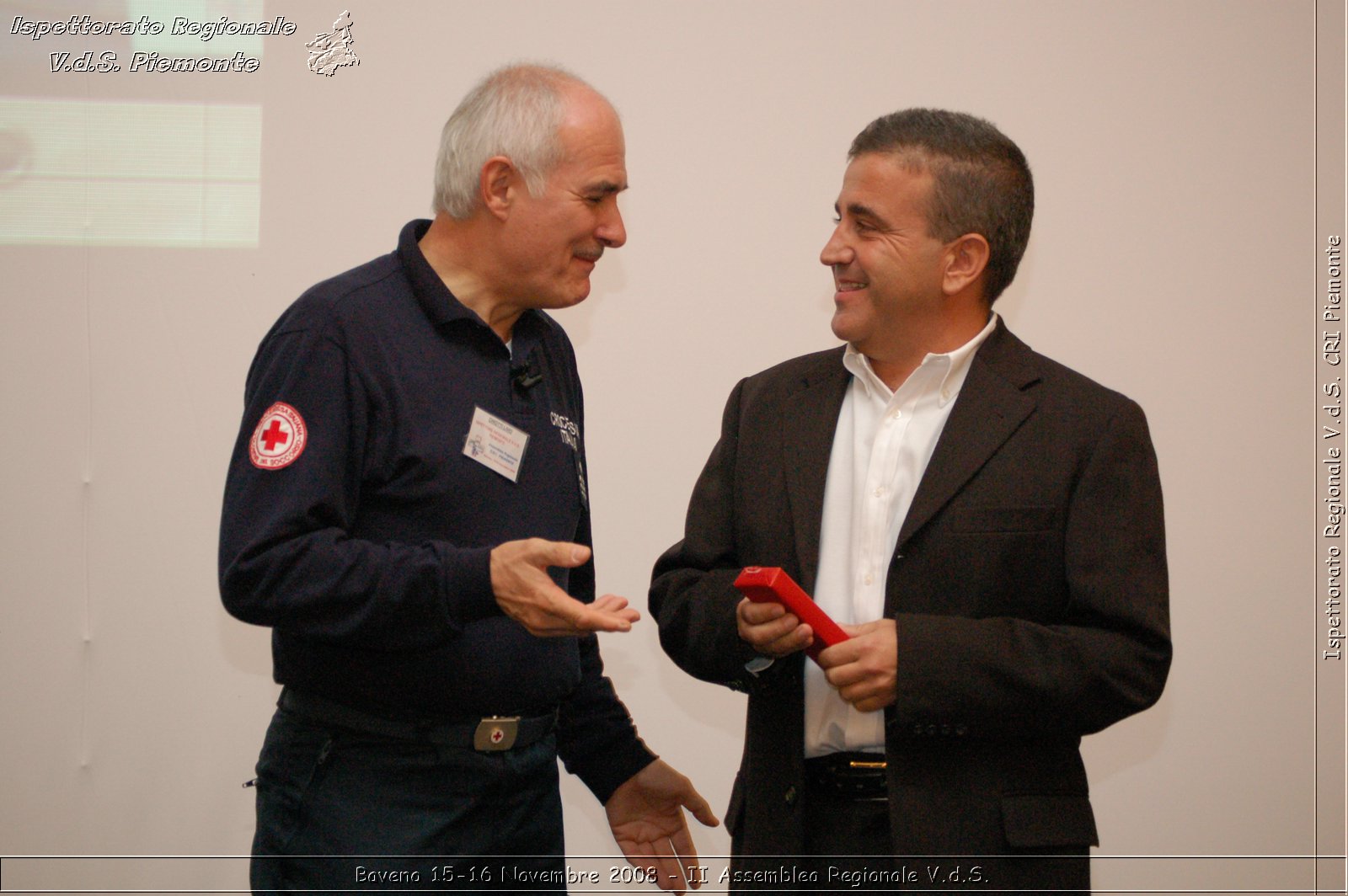 Baveno 15-16 Novembre 2008 - II Assemblea Regionale V.d.S. -  Croce Rossa Italiana - Ispettorato Regionale Volontari del Soccorso Piemonte