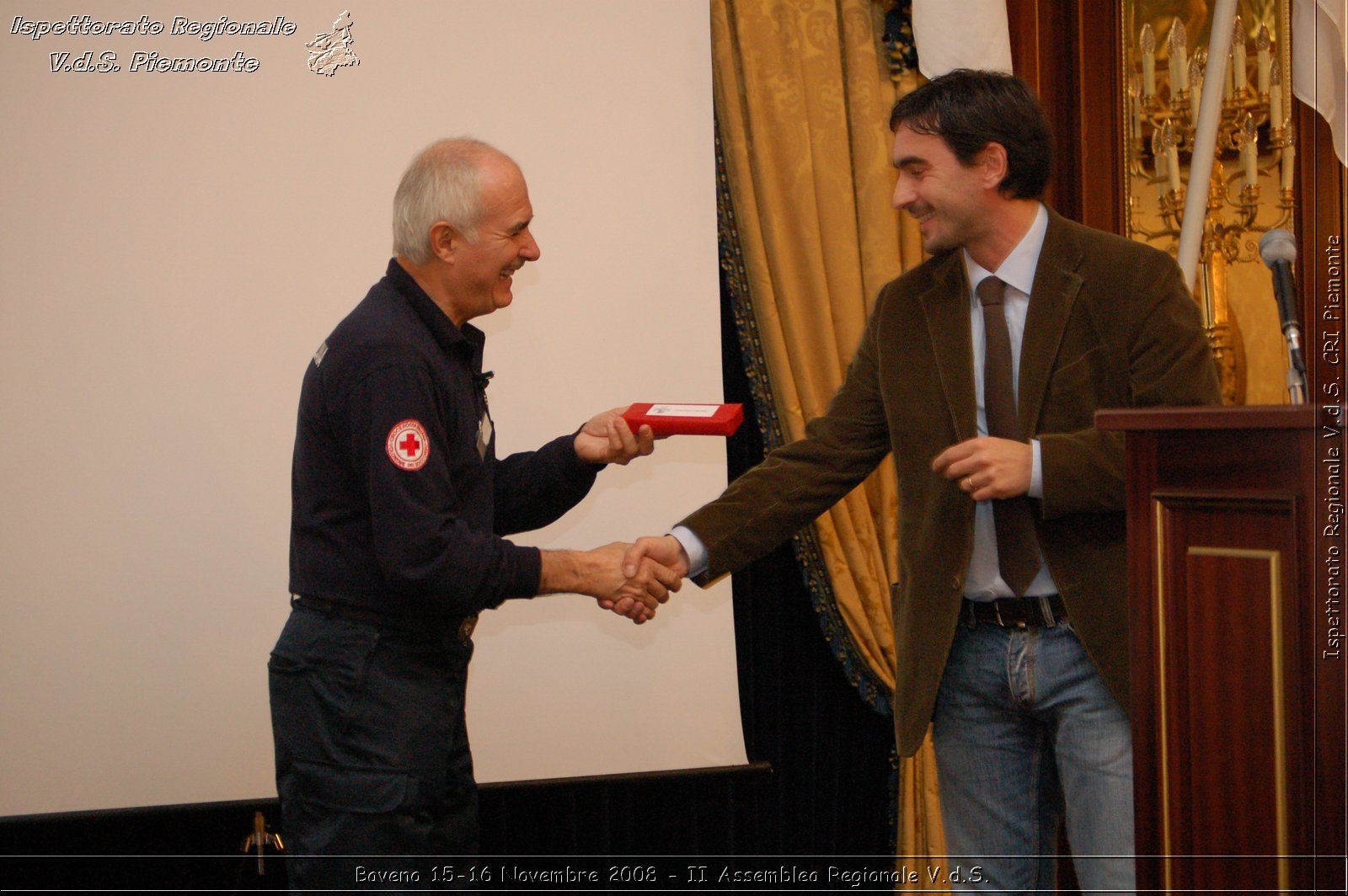 Baveno 15-16 Novembre 2008 - II Assemblea Regionale V.d.S. -  Croce Rossa Italiana - Ispettorato Regionale Volontari del Soccorso Piemonte