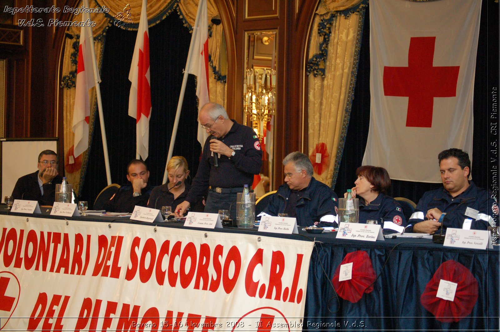 Baveno 15-16 Novembre 2008 - II Assemblea Regionale V.d.S. -  Croce Rossa Italiana - Ispettorato Regionale Volontari del Soccorso Piemonte