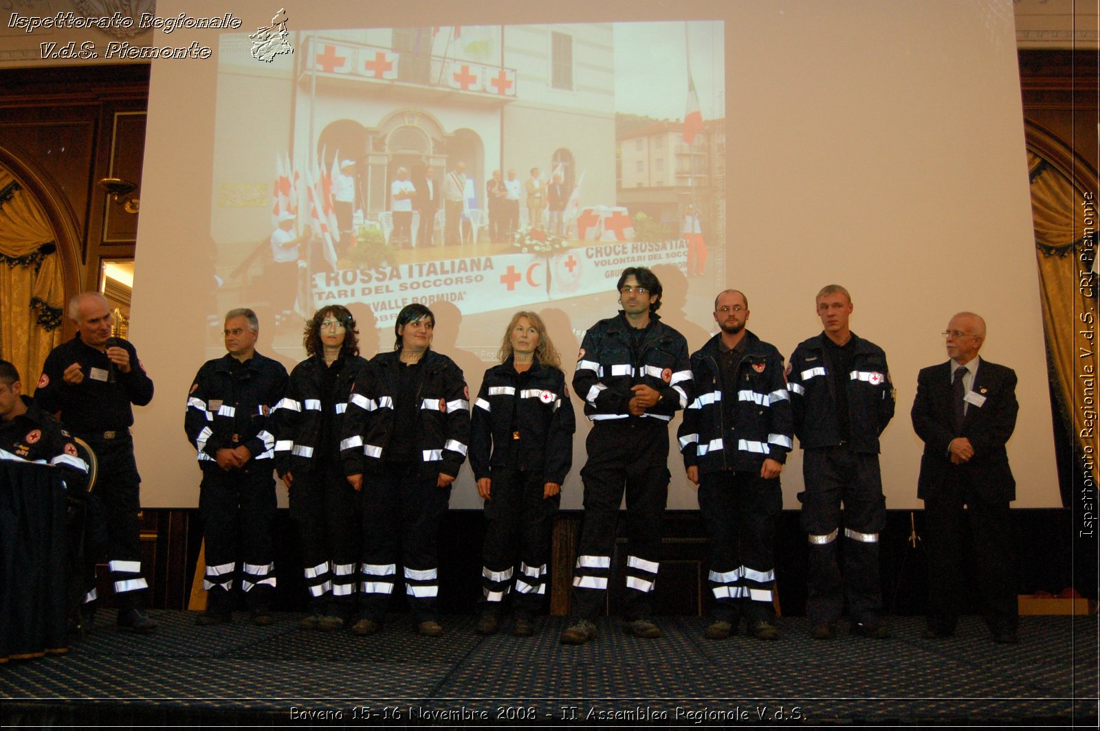 Baveno 15-16 Novembre 2008 - II Assemblea Regionale V.d.S. -  Croce Rossa Italiana - Ispettorato Regionale Volontari del Soccorso Piemonte