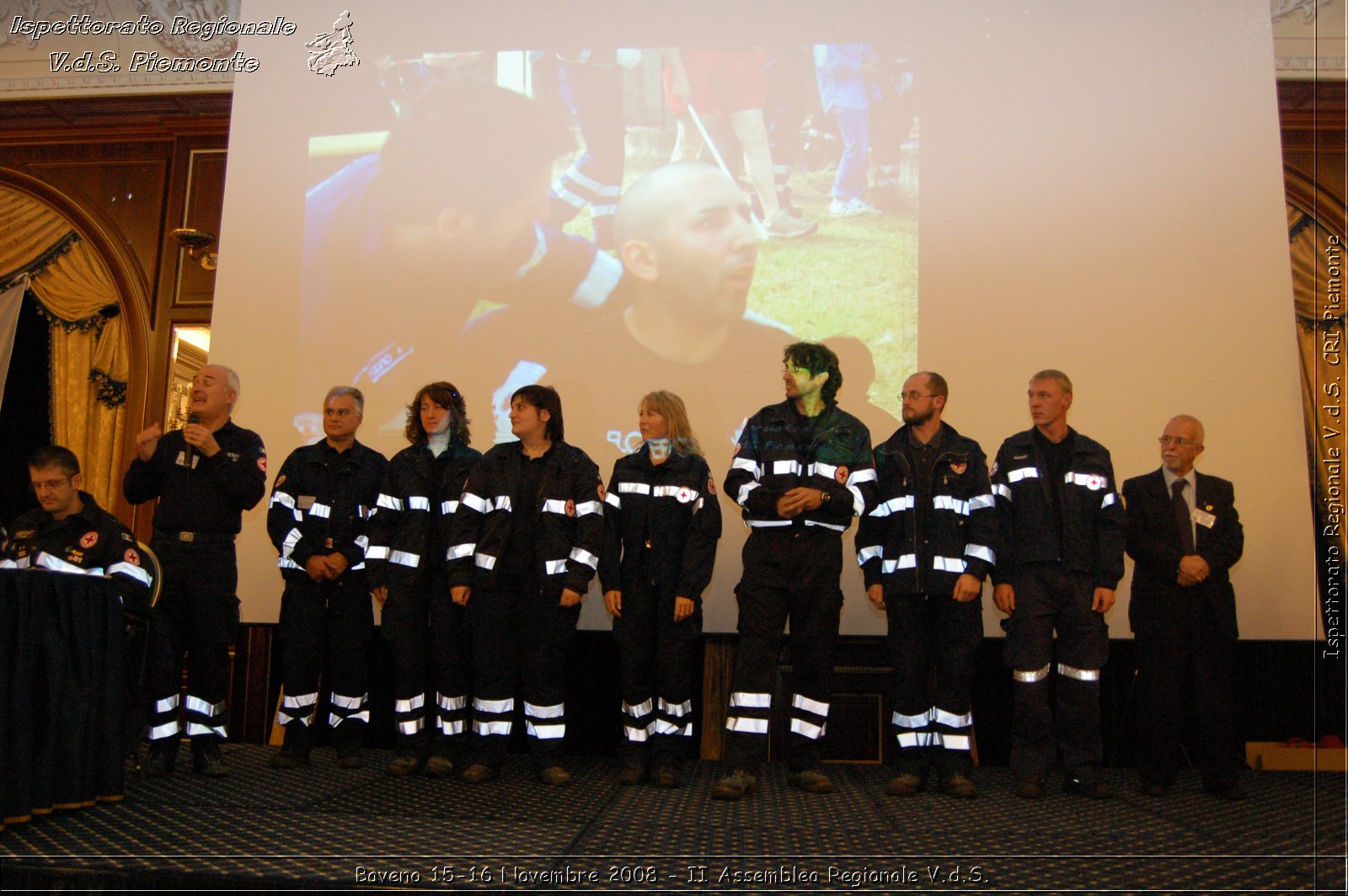 Baveno 15-16 Novembre 2008 - II Assemblea Regionale V.d.S. -  Croce Rossa Italiana - Ispettorato Regionale Volontari del Soccorso Piemonte