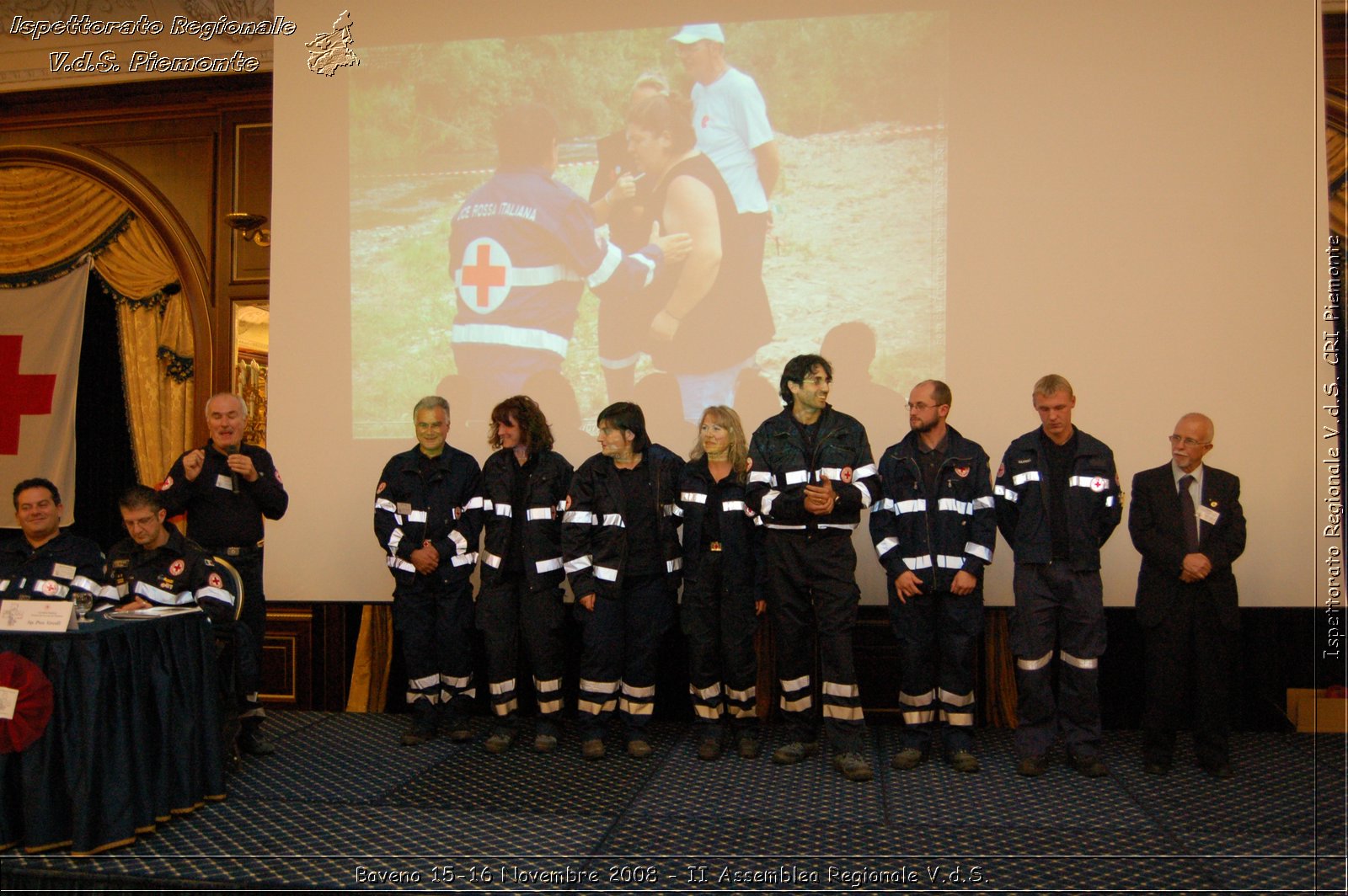 Baveno 15-16 Novembre 2008 - II Assemblea Regionale V.d.S. -  Croce Rossa Italiana - Ispettorato Regionale Volontari del Soccorso Piemonte