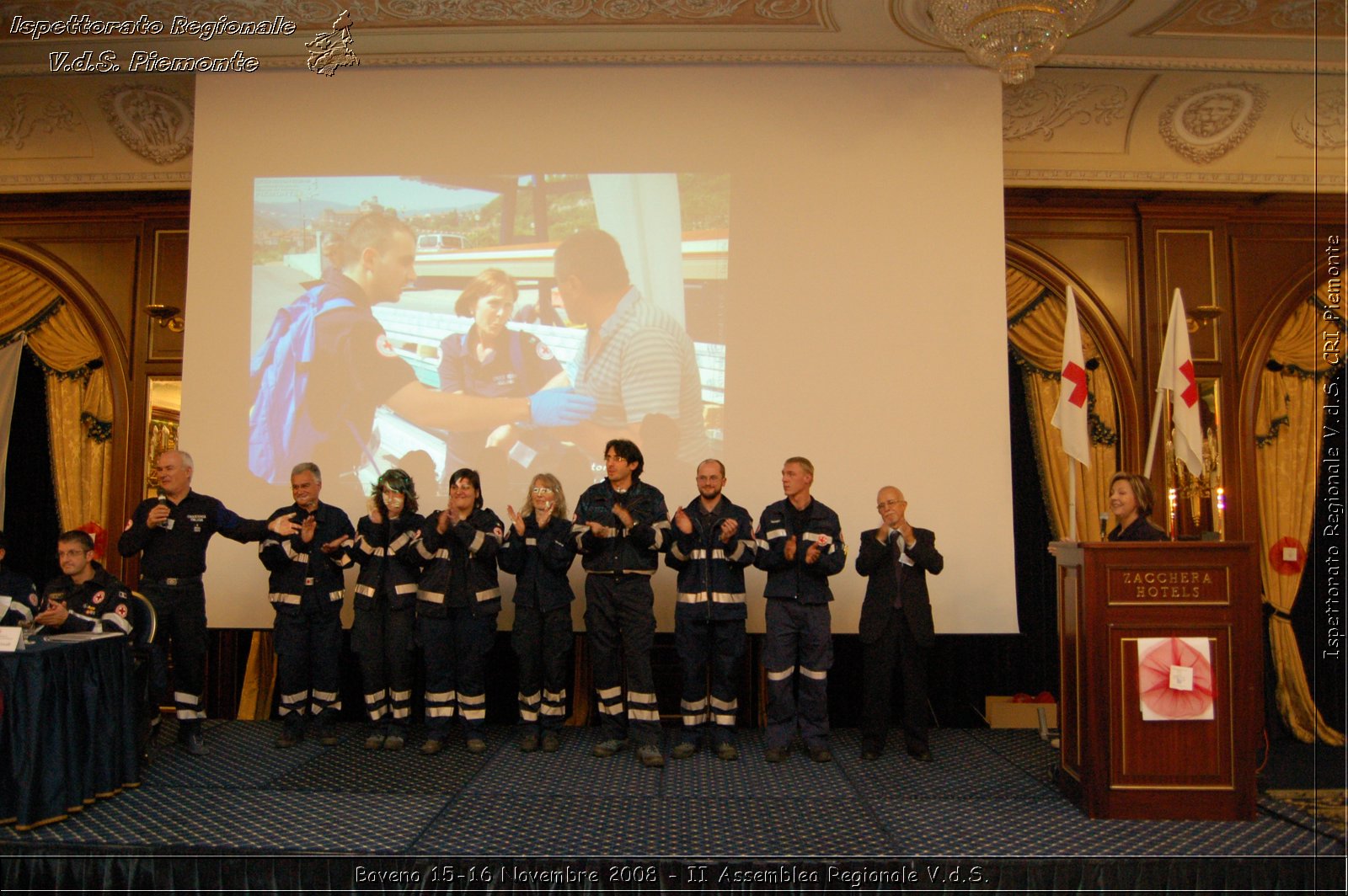 Baveno 15-16 Novembre 2008 - II Assemblea Regionale V.d.S. -  Croce Rossa Italiana - Ispettorato Regionale Volontari del Soccorso Piemonte