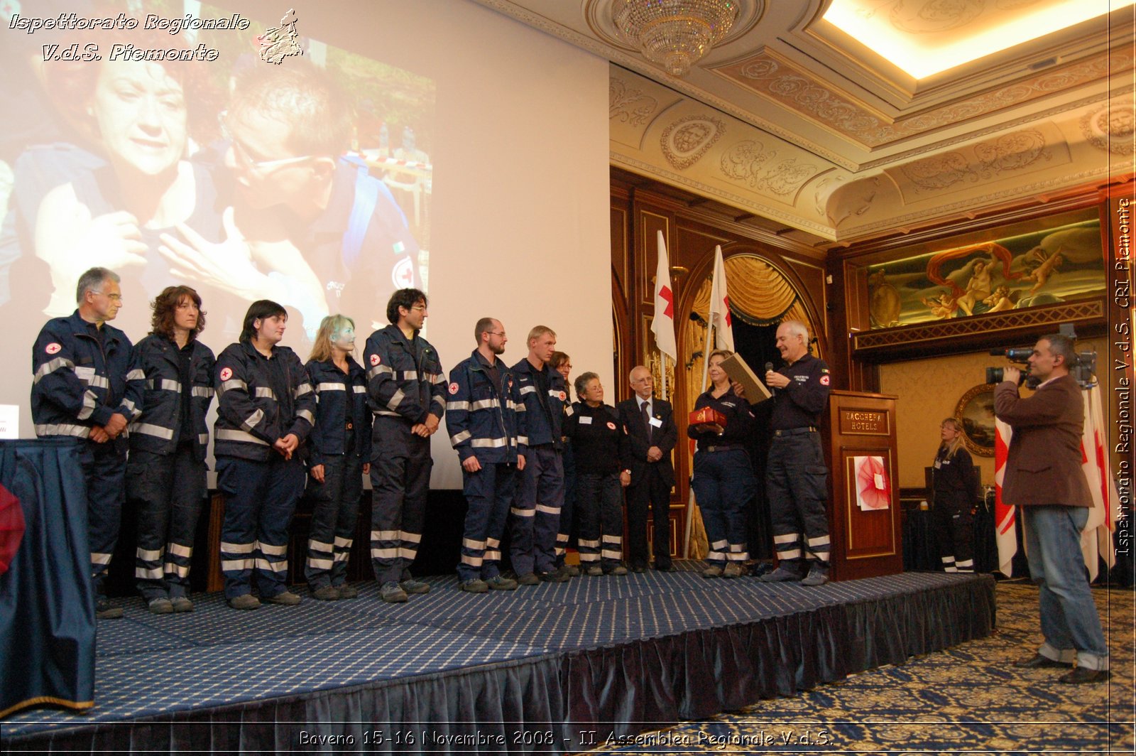 Baveno 15-16 Novembre 2008 - II Assemblea Regionale V.d.S. -  Croce Rossa Italiana - Ispettorato Regionale Volontari del Soccorso Piemonte