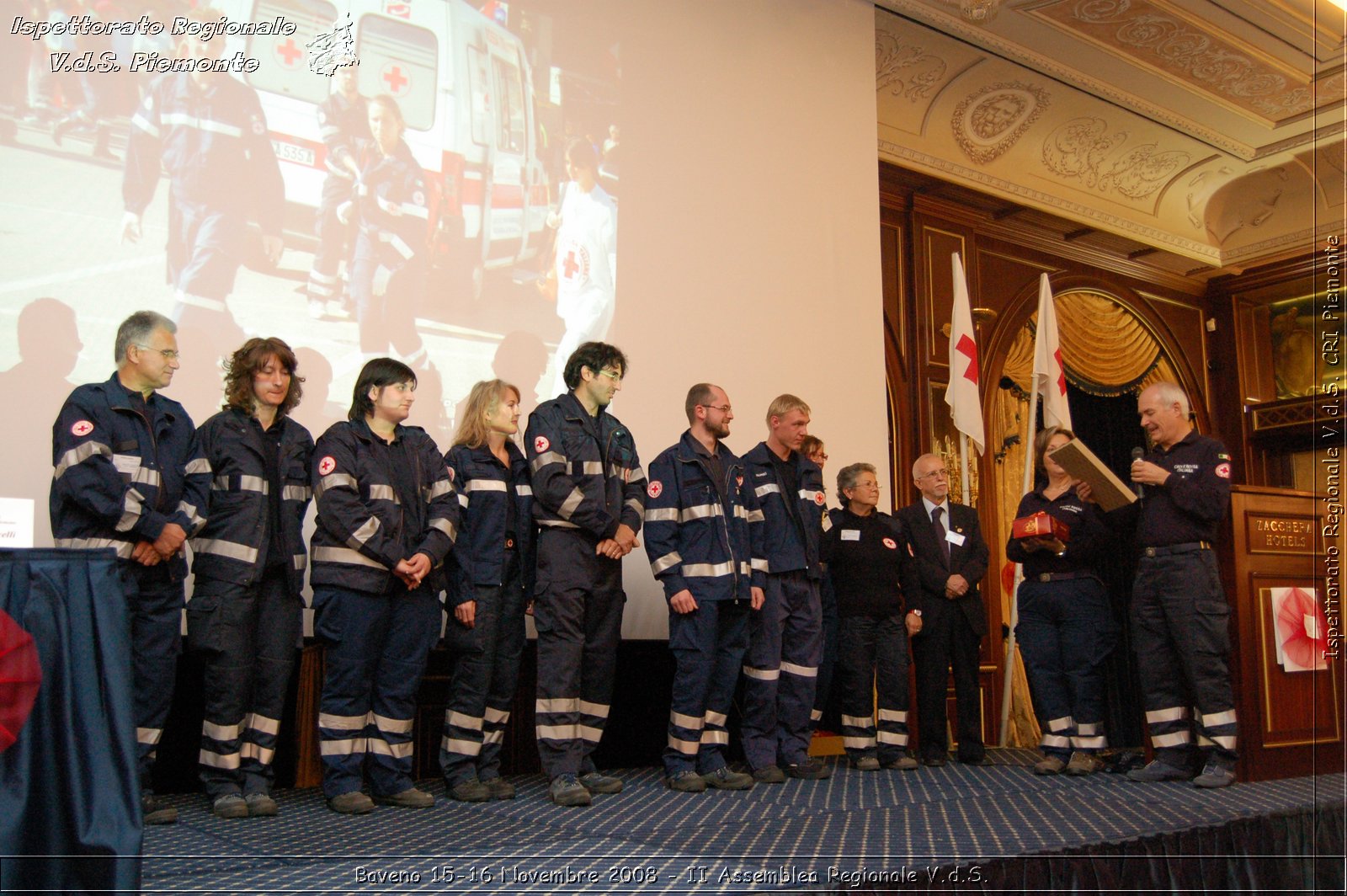 Baveno 15-16 Novembre 2008 - II Assemblea Regionale V.d.S. -  Croce Rossa Italiana - Ispettorato Regionale Volontari del Soccorso Piemonte