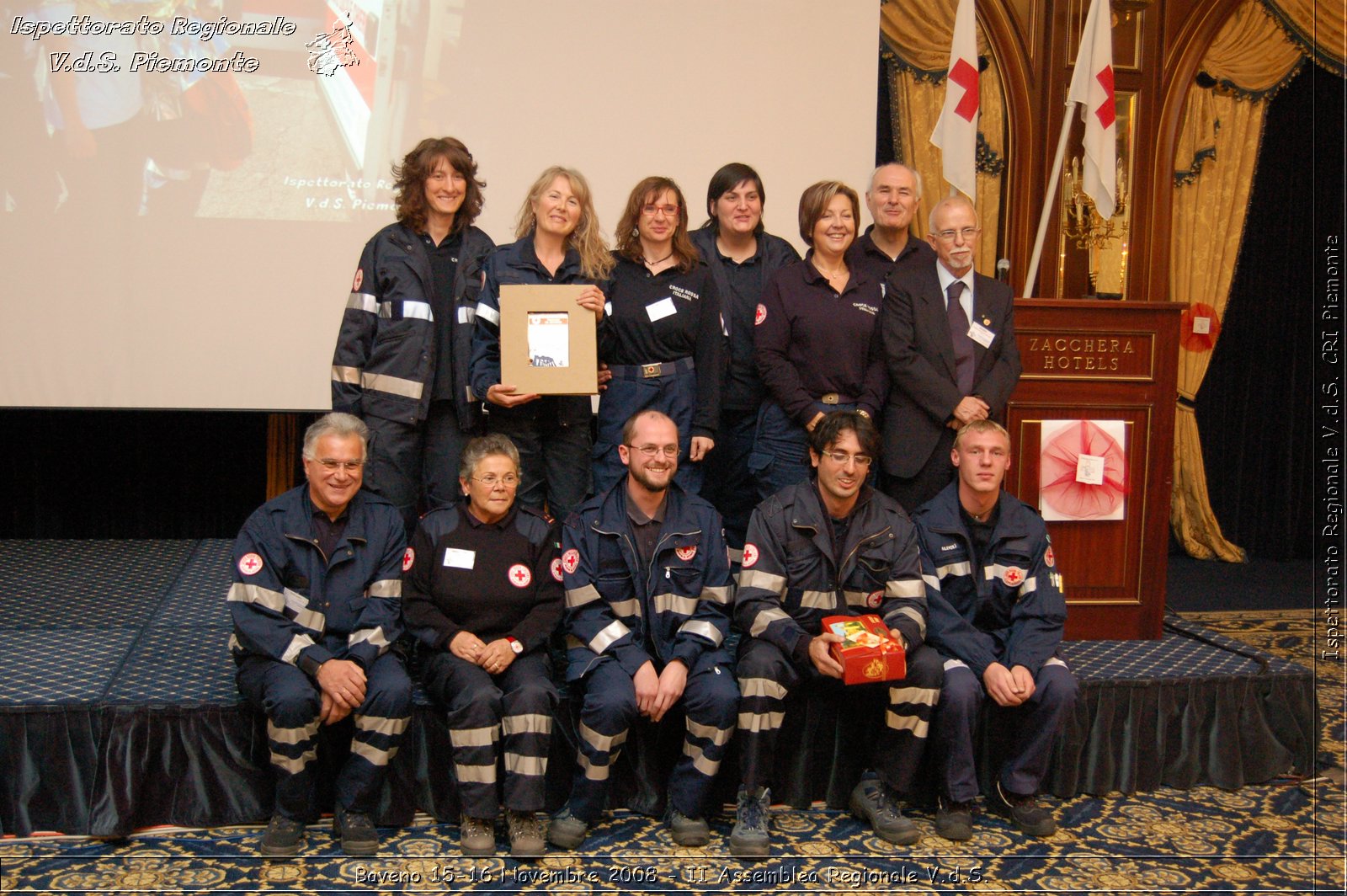 Baveno 15-16 Novembre 2008 - II Assemblea Regionale V.d.S. -  Croce Rossa Italiana - Ispettorato Regionale Volontari del Soccorso Piemonte