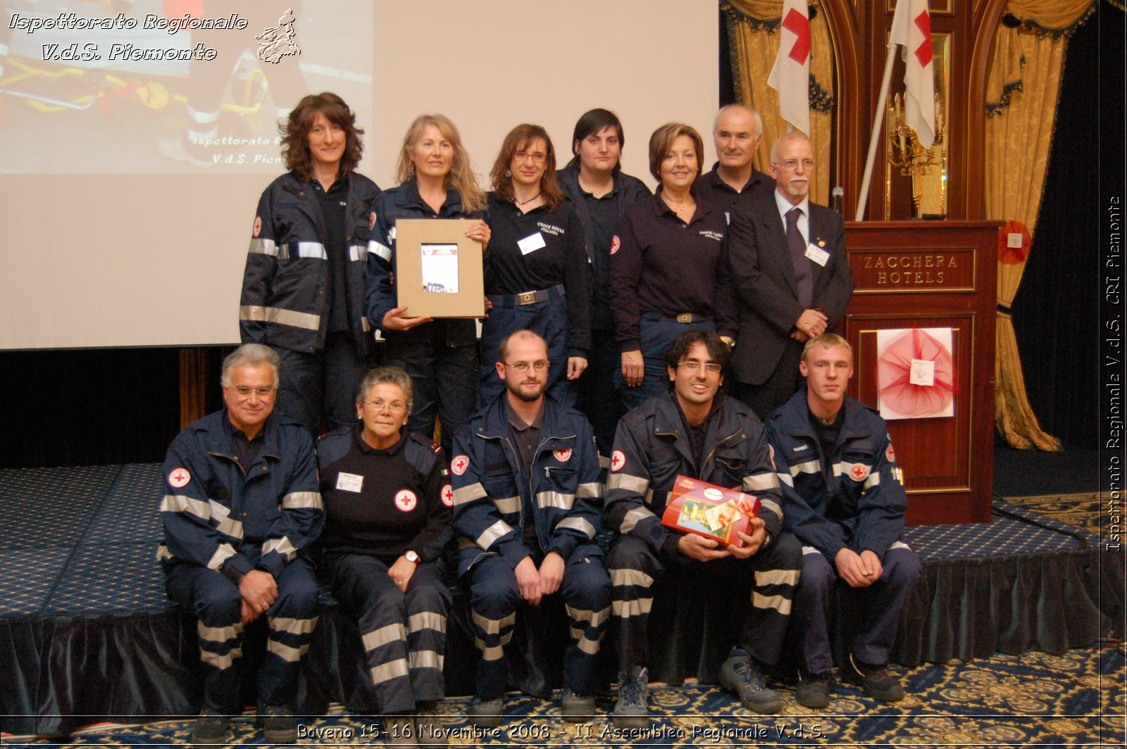 Baveno 15-16 Novembre 2008 - II Assemblea Regionale V.d.S. -  Croce Rossa Italiana - Ispettorato Regionale Volontari del Soccorso Piemonte