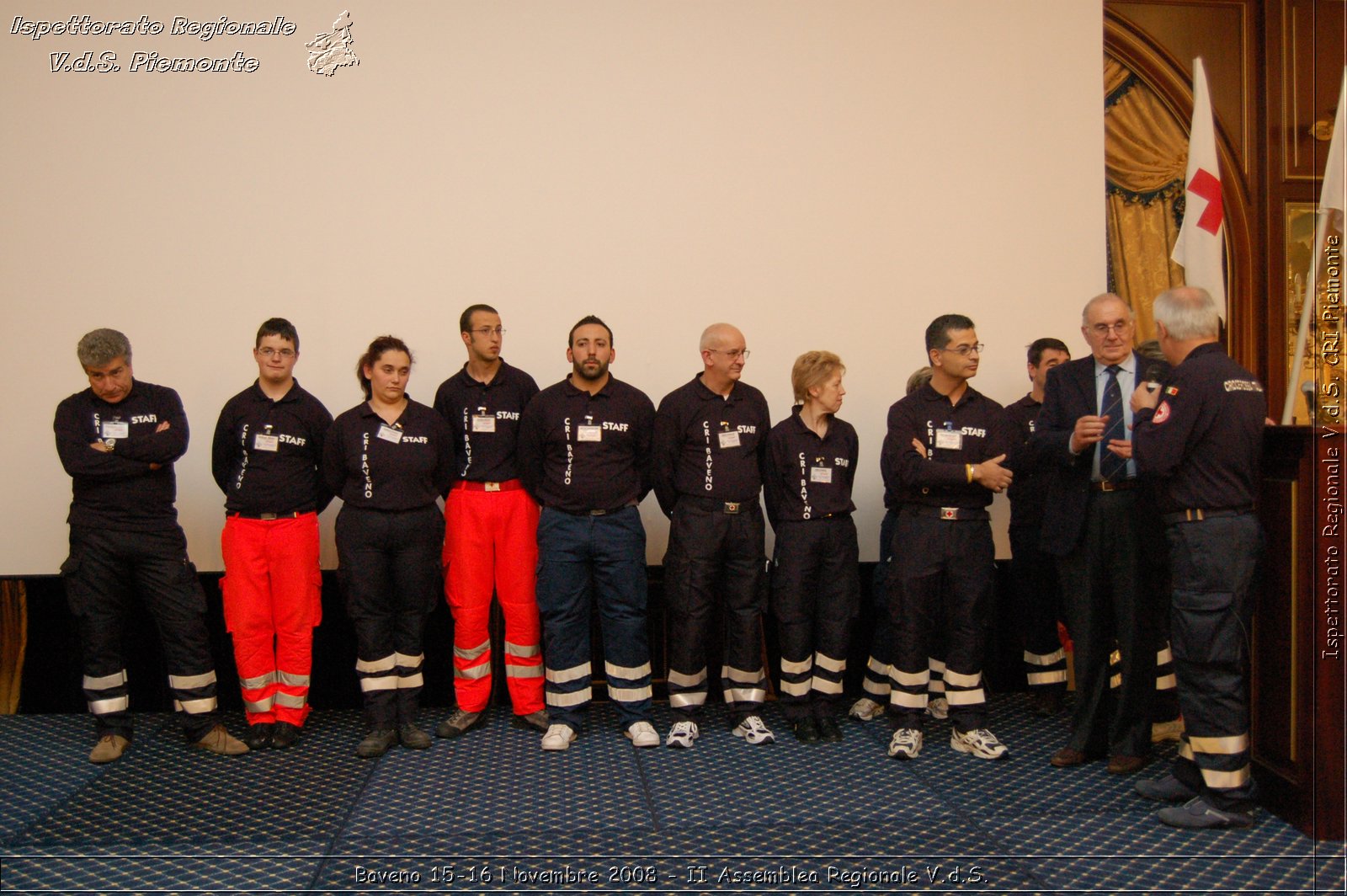 Baveno 15-16 Novembre 2008 - II Assemblea Regionale V.d.S. -  Croce Rossa Italiana - Ispettorato Regionale Volontari del Soccorso Piemonte