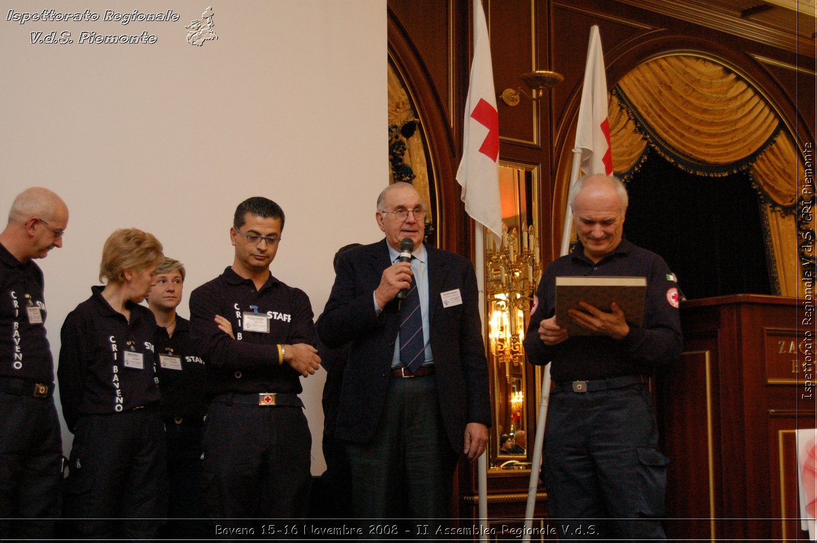 Baveno 15-16 Novembre 2008 - II Assemblea Regionale V.d.S. -  Croce Rossa Italiana - Ispettorato Regionale Volontari del Soccorso Piemonte