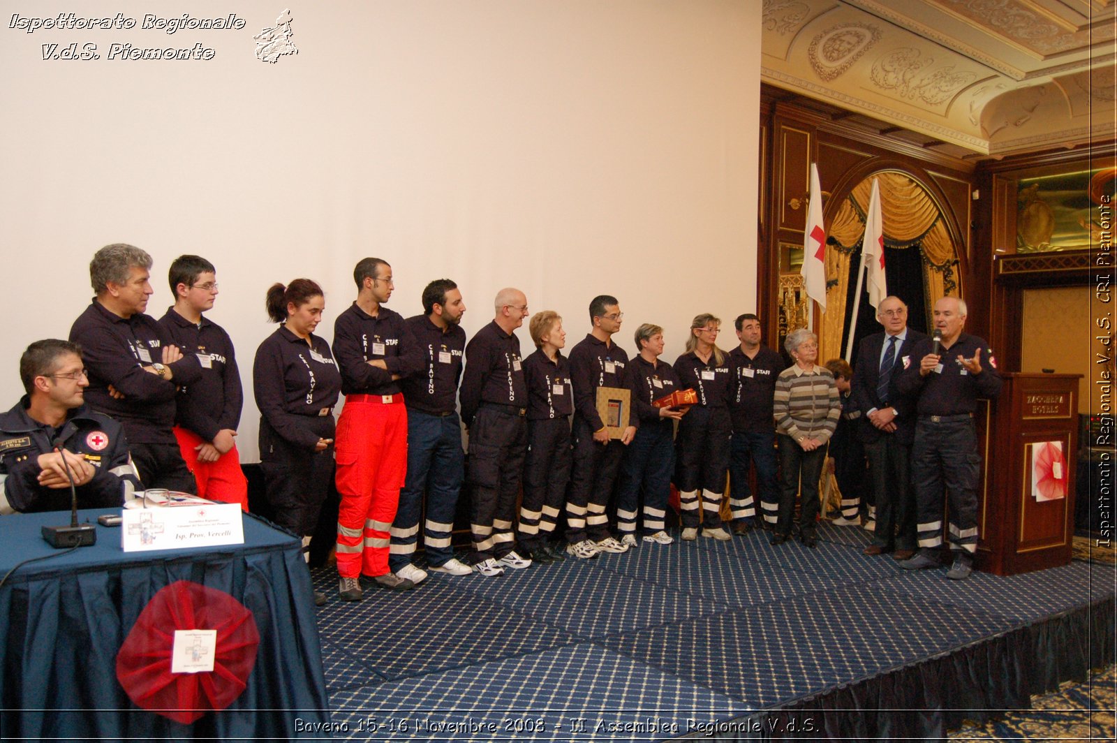 Baveno 15-16 Novembre 2008 - II Assemblea Regionale V.d.S. -  Croce Rossa Italiana - Ispettorato Regionale Volontari del Soccorso Piemonte