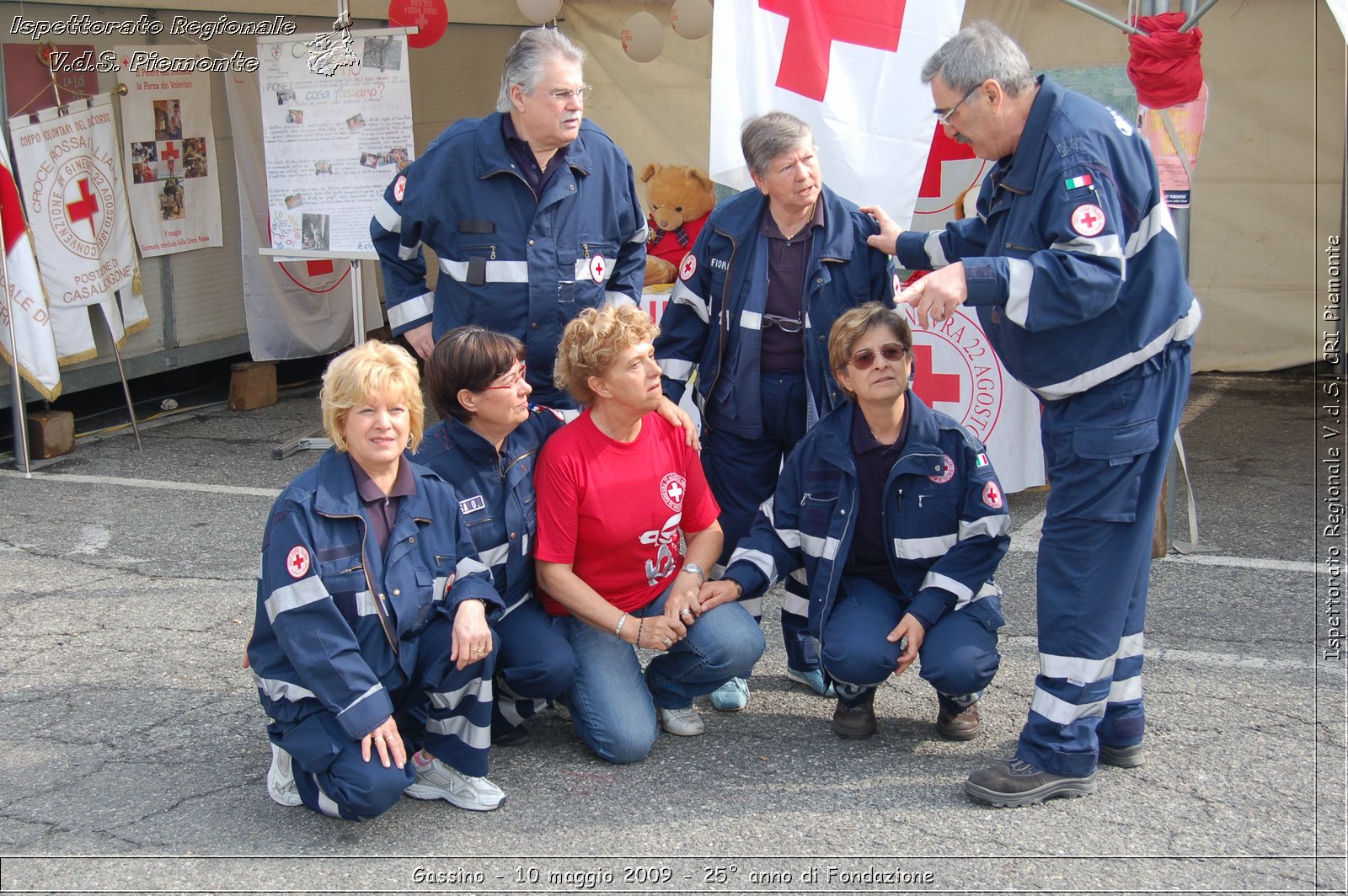 Gassino - 10 maggio 2009 - 25 anno di Fondazione -  Croce Rossa Italiana - Ispettorato Regionale Volontari del Soccorso Piemonte