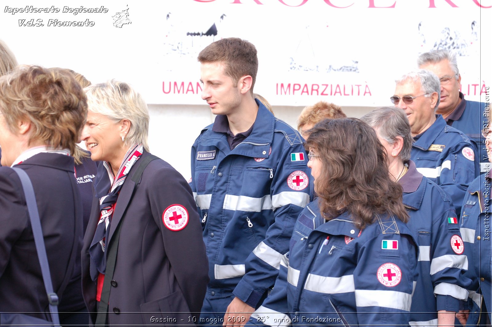 Gassino - 10 maggio 2009 - 25 anno di Fondazione -  Croce Rossa Italiana - Ispettorato Regionale Volontari del Soccorso Piemonte